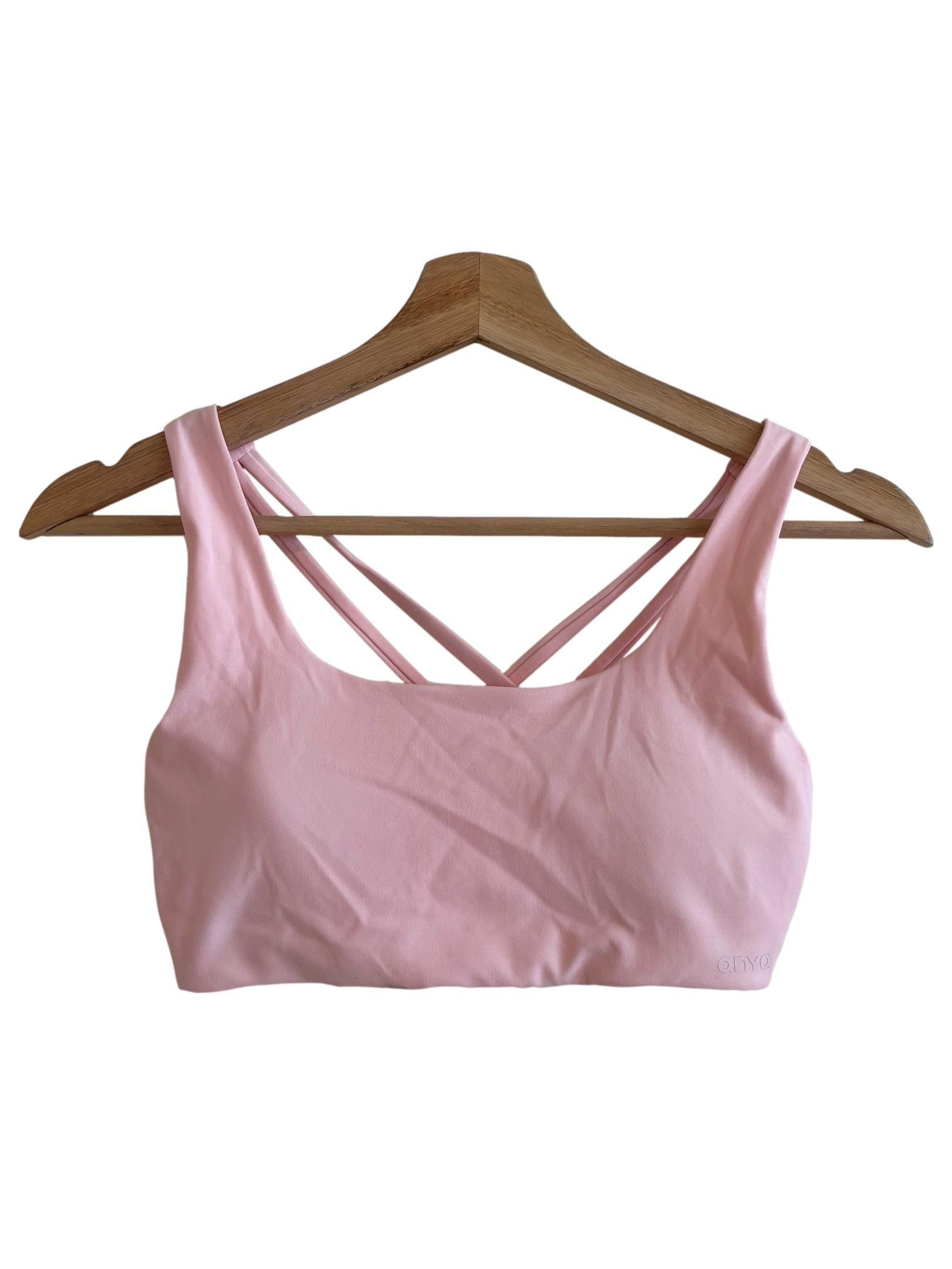 Baby Pink Compressive Sports Bra
