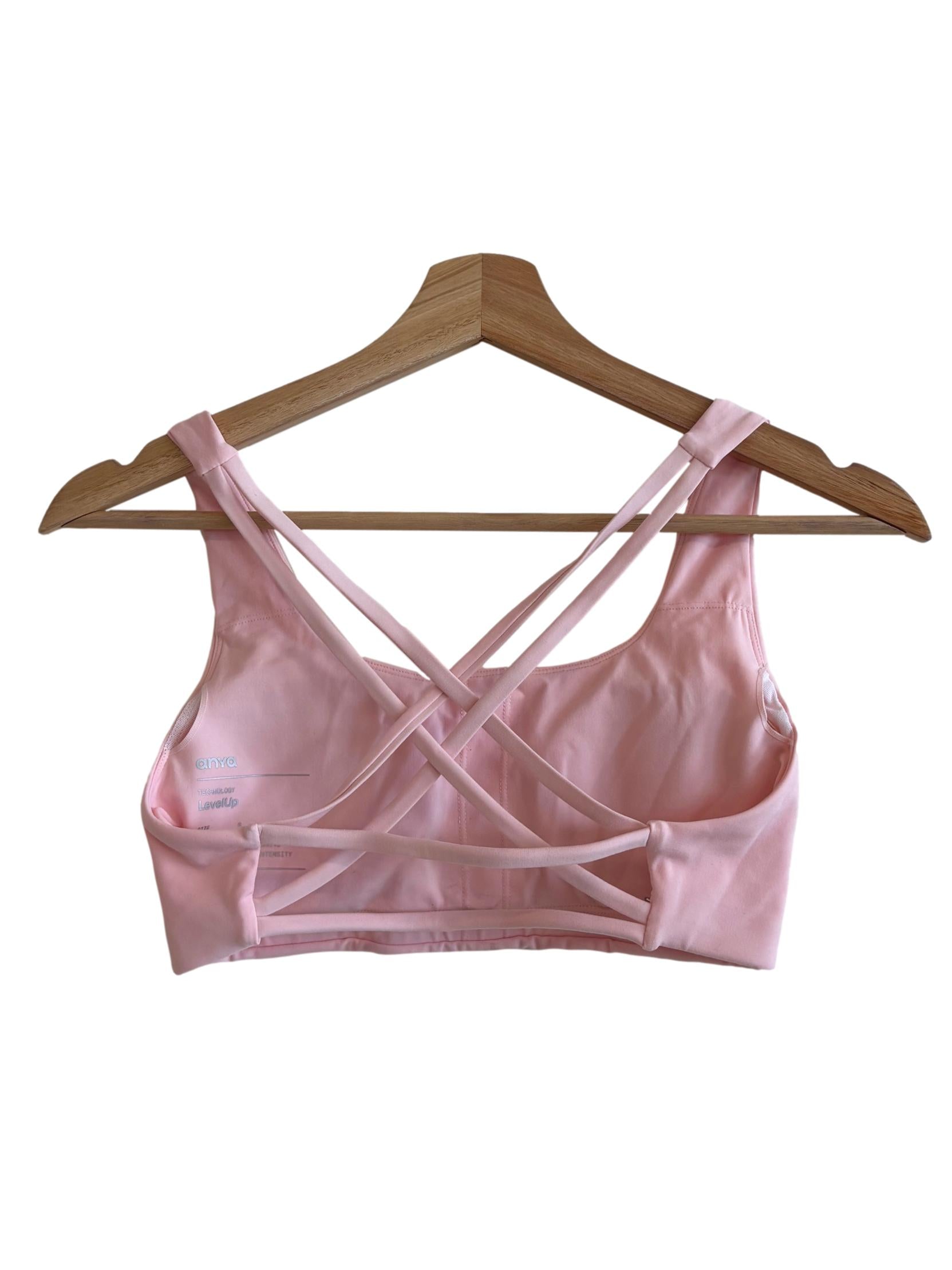 Baby Pink Compressive Sports Bra