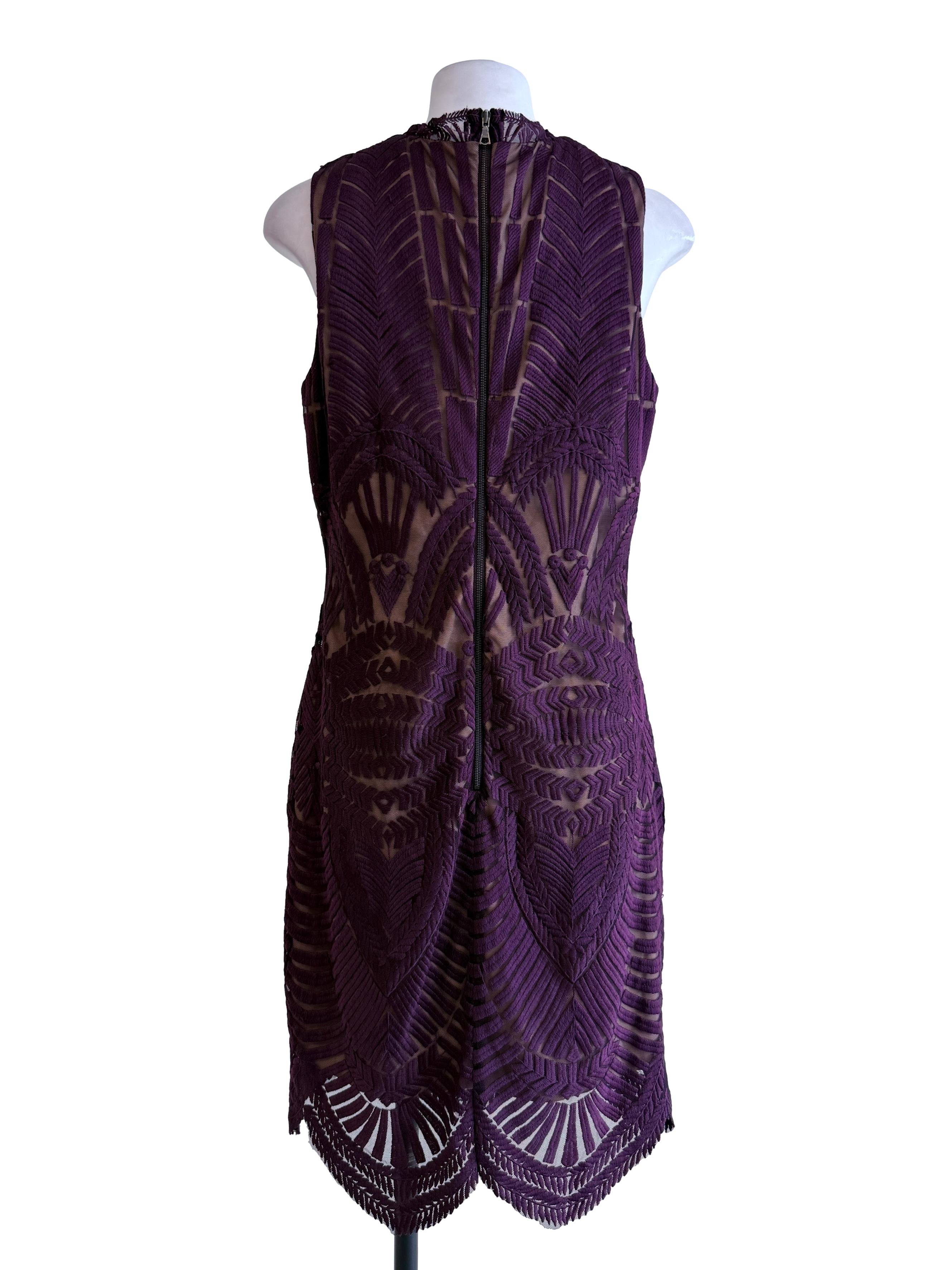 Plum A Line Dress