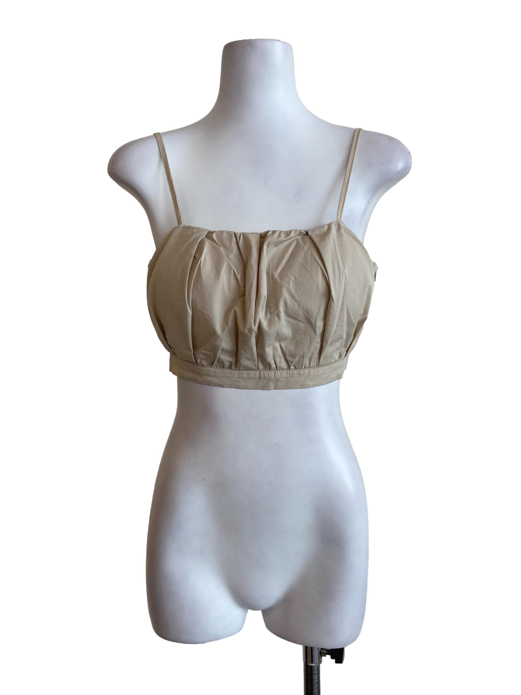 Beige Padded Bralette