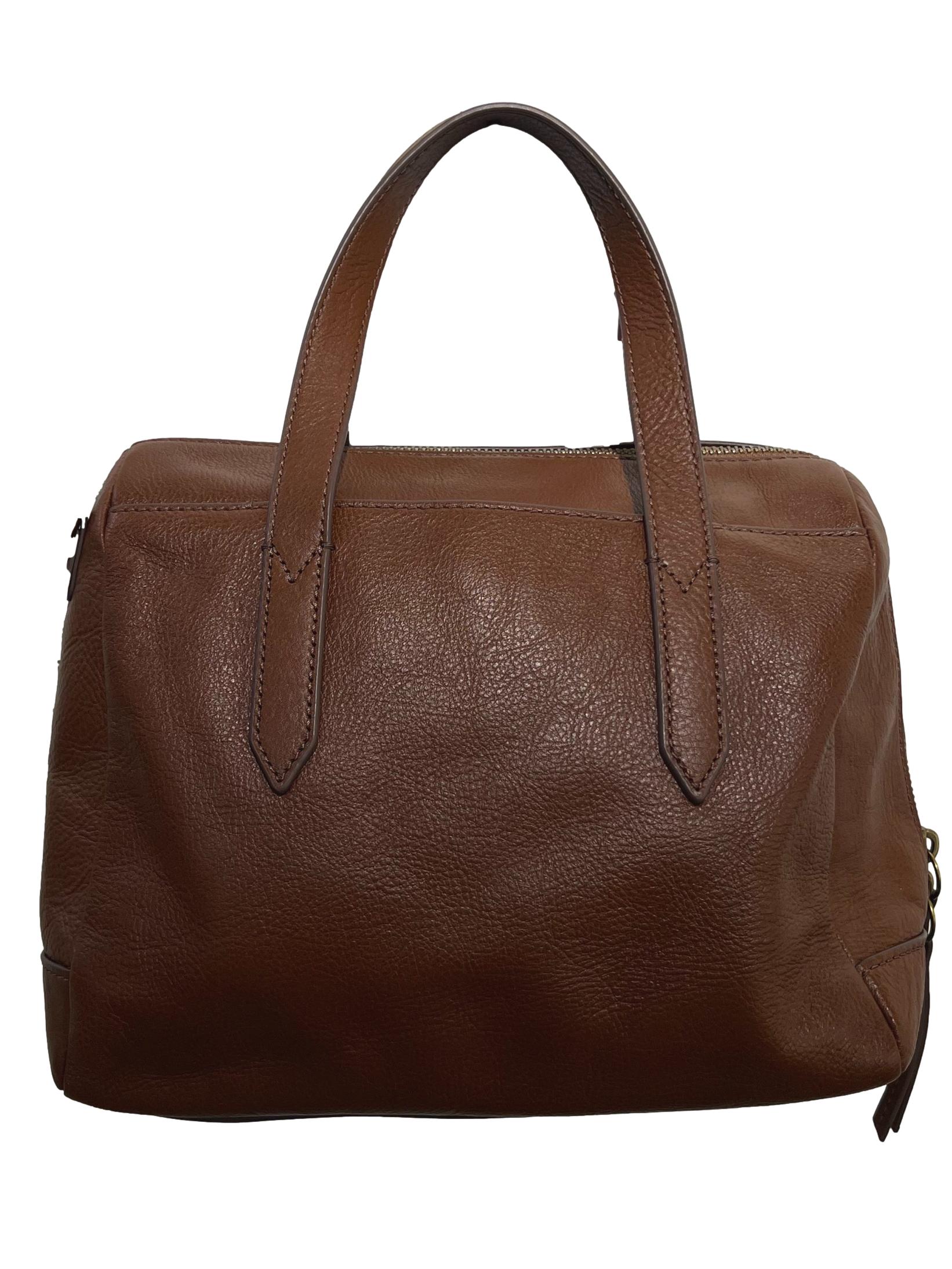 Brown Leather Fossil  Handbag