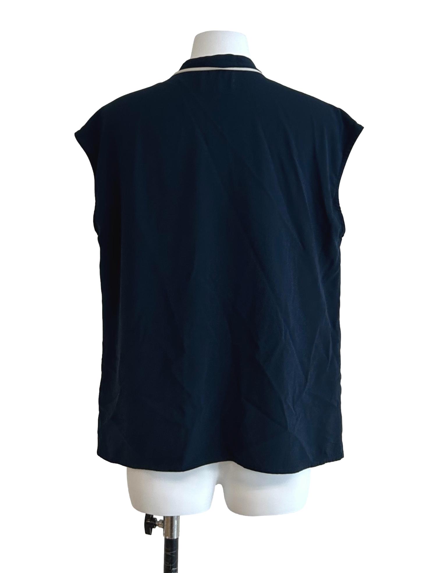 Dark Blue Blouse