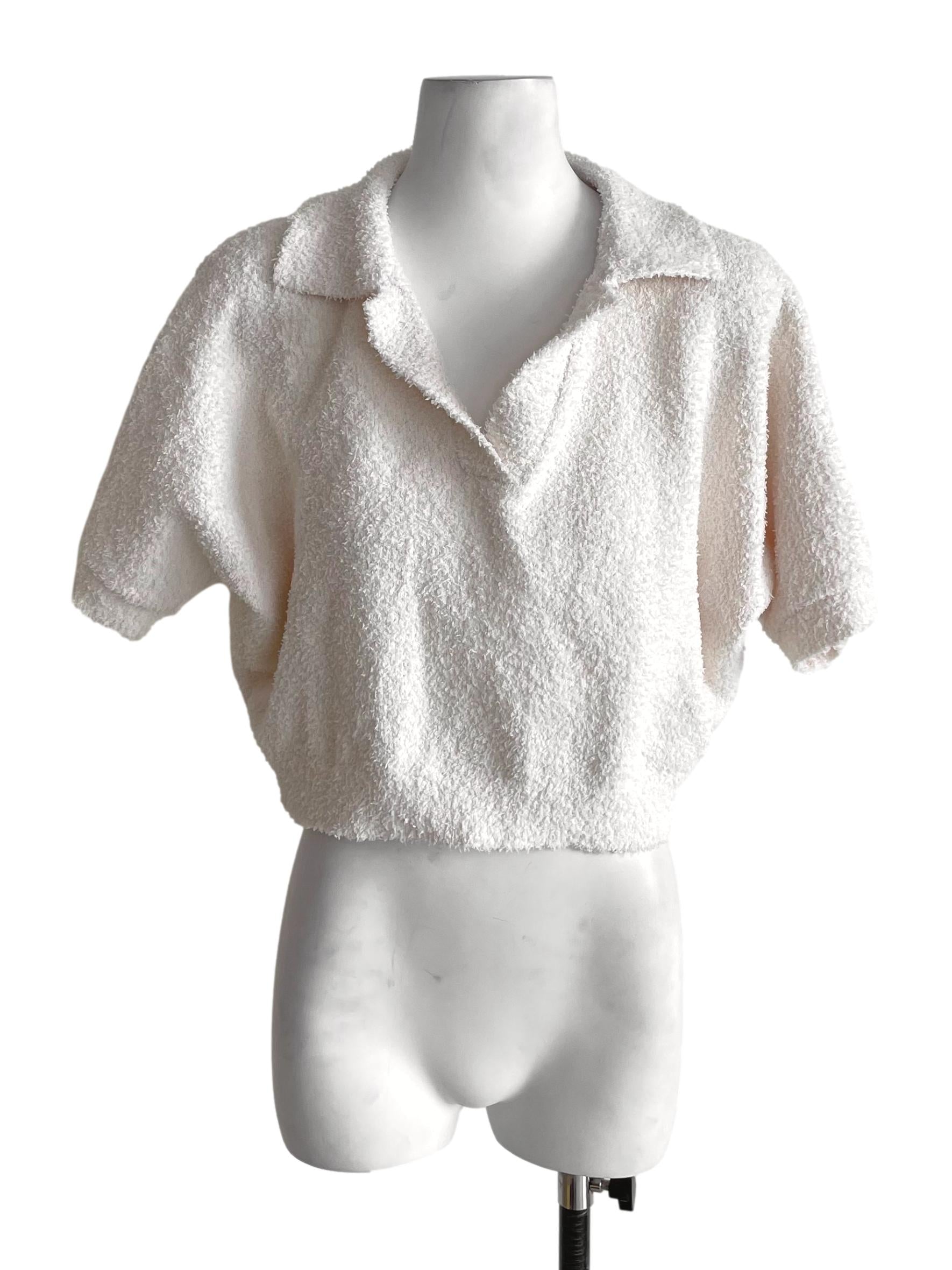 Off White Towel Johnny Crop Top TCL