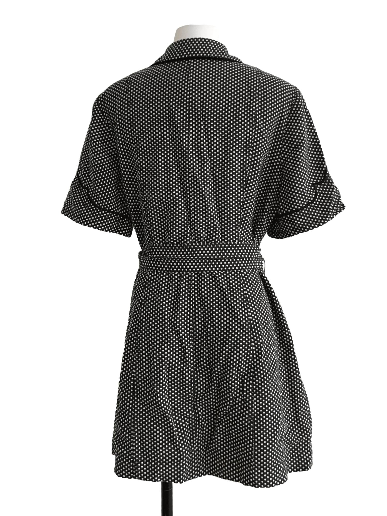 Dark Green Polka Dot Dress