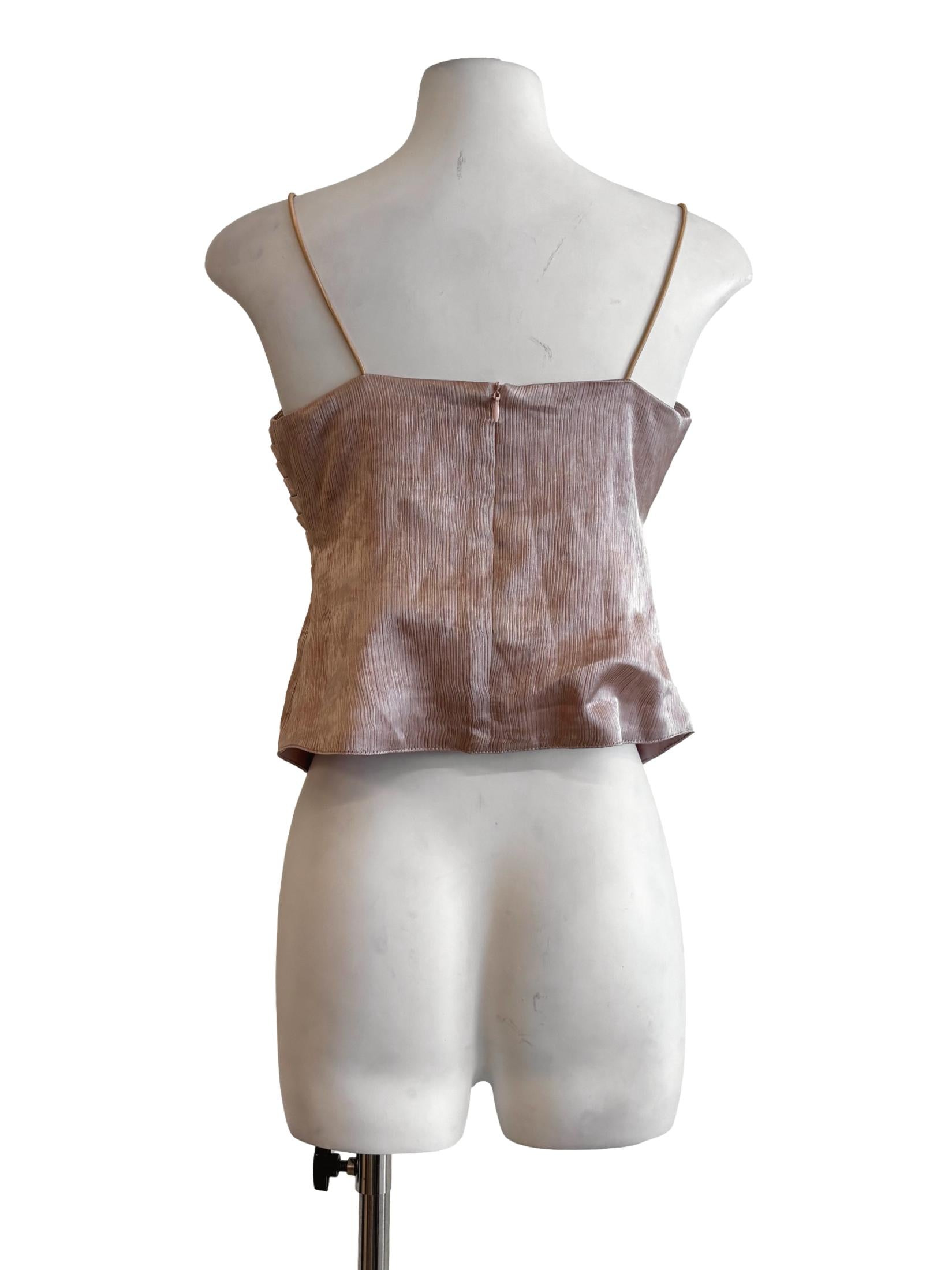 Champagne Pink Spaghetti Strap Top