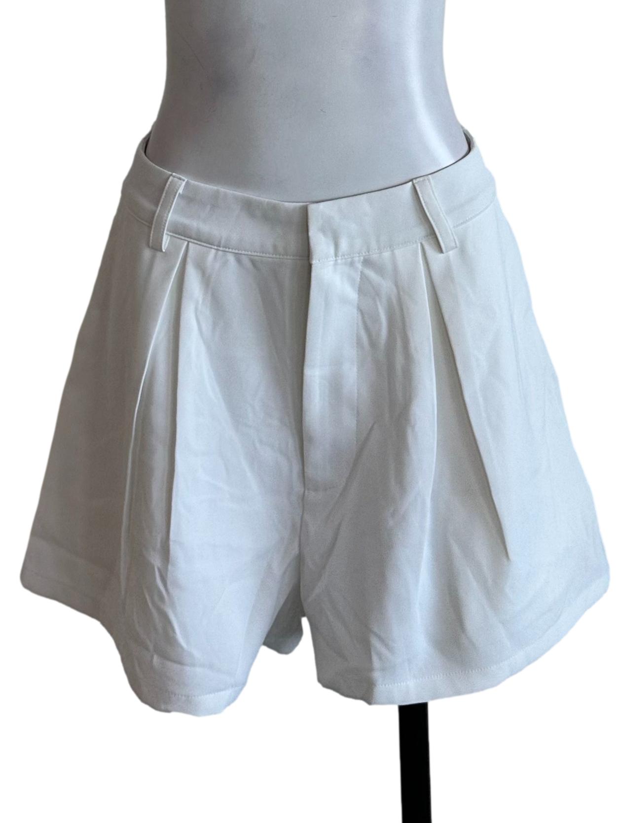 Salt White Casual Shorts