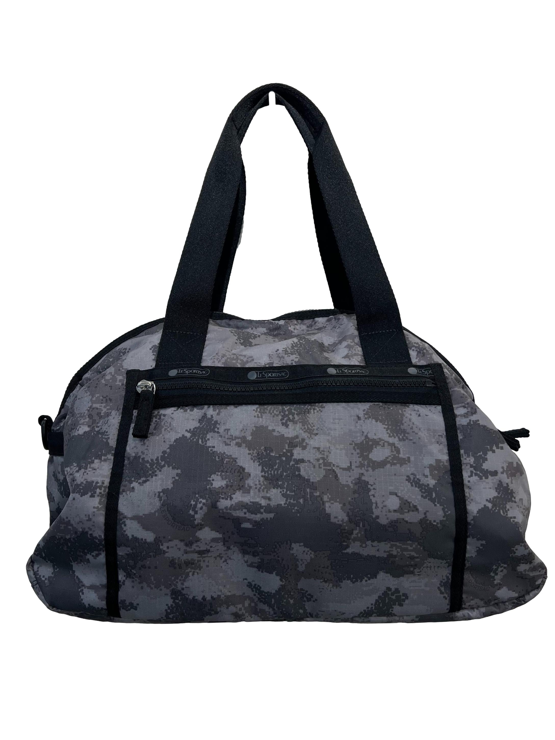 Grey Polyester Lesportsac Mini Duffel Bag