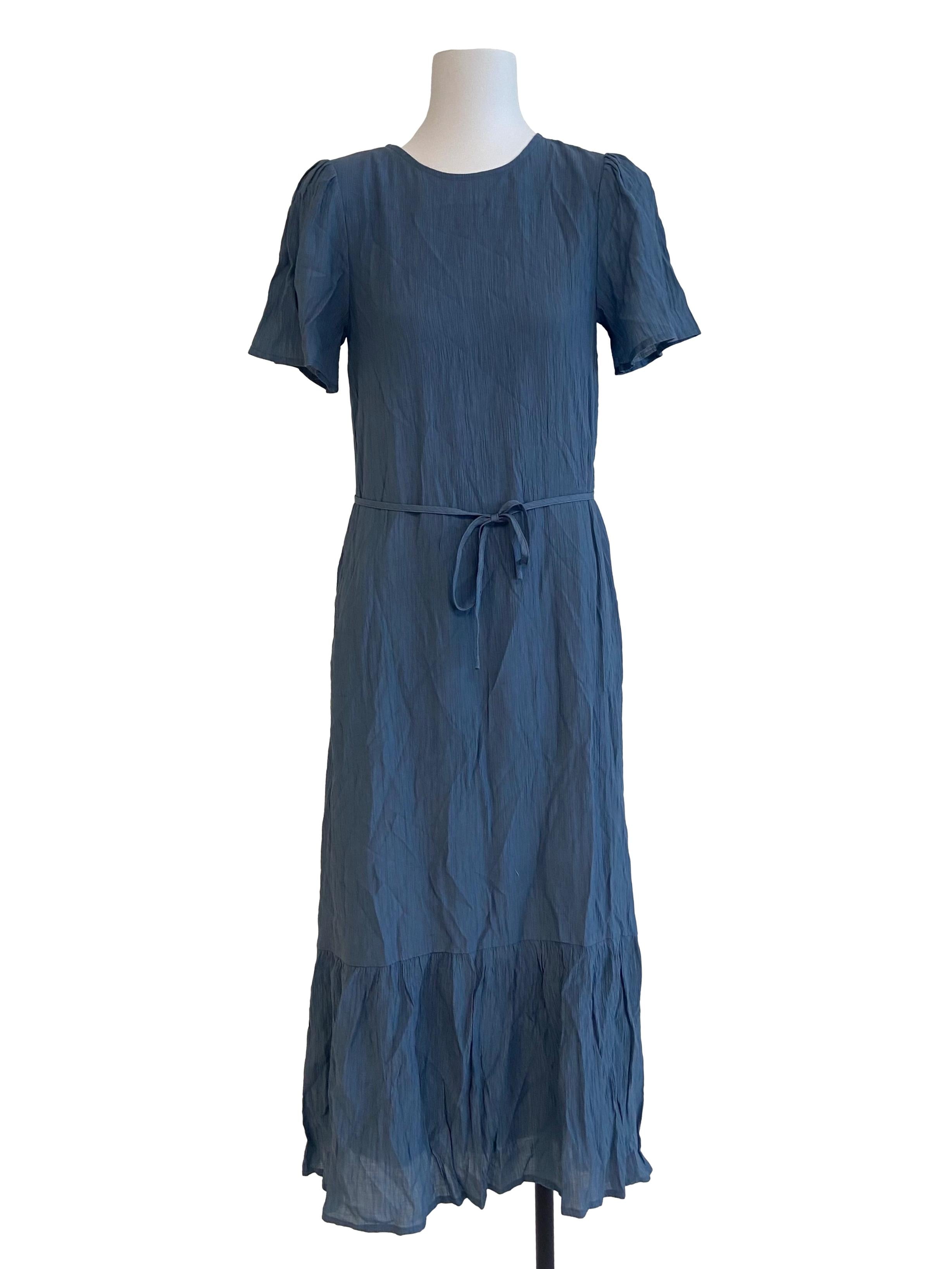 Stone Blue Drop Waist Dress