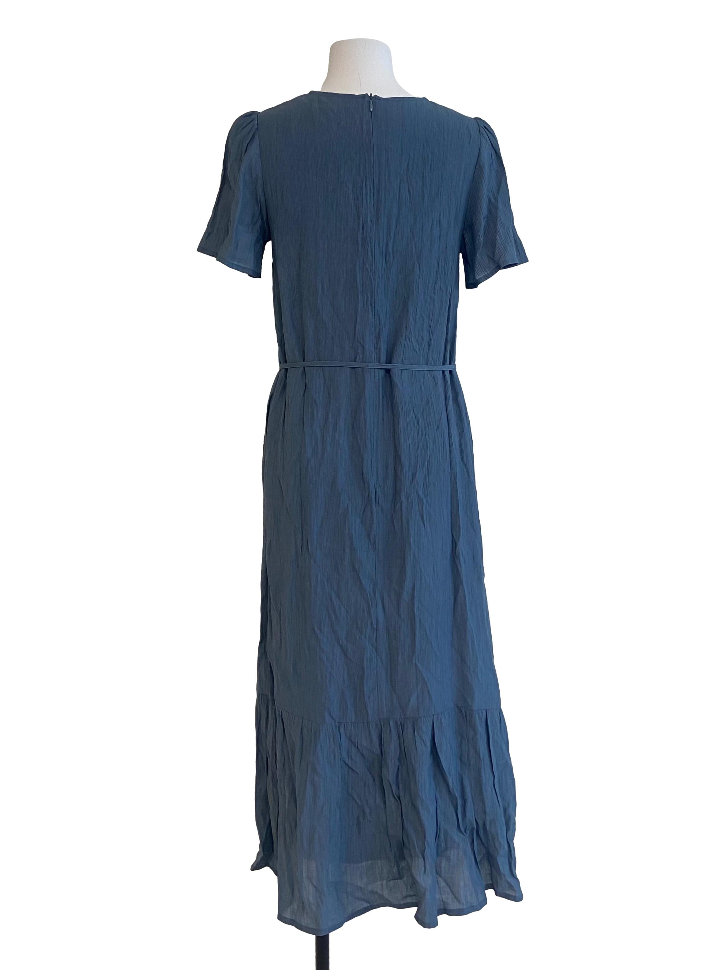 Stone Blue Drop Waist Dress