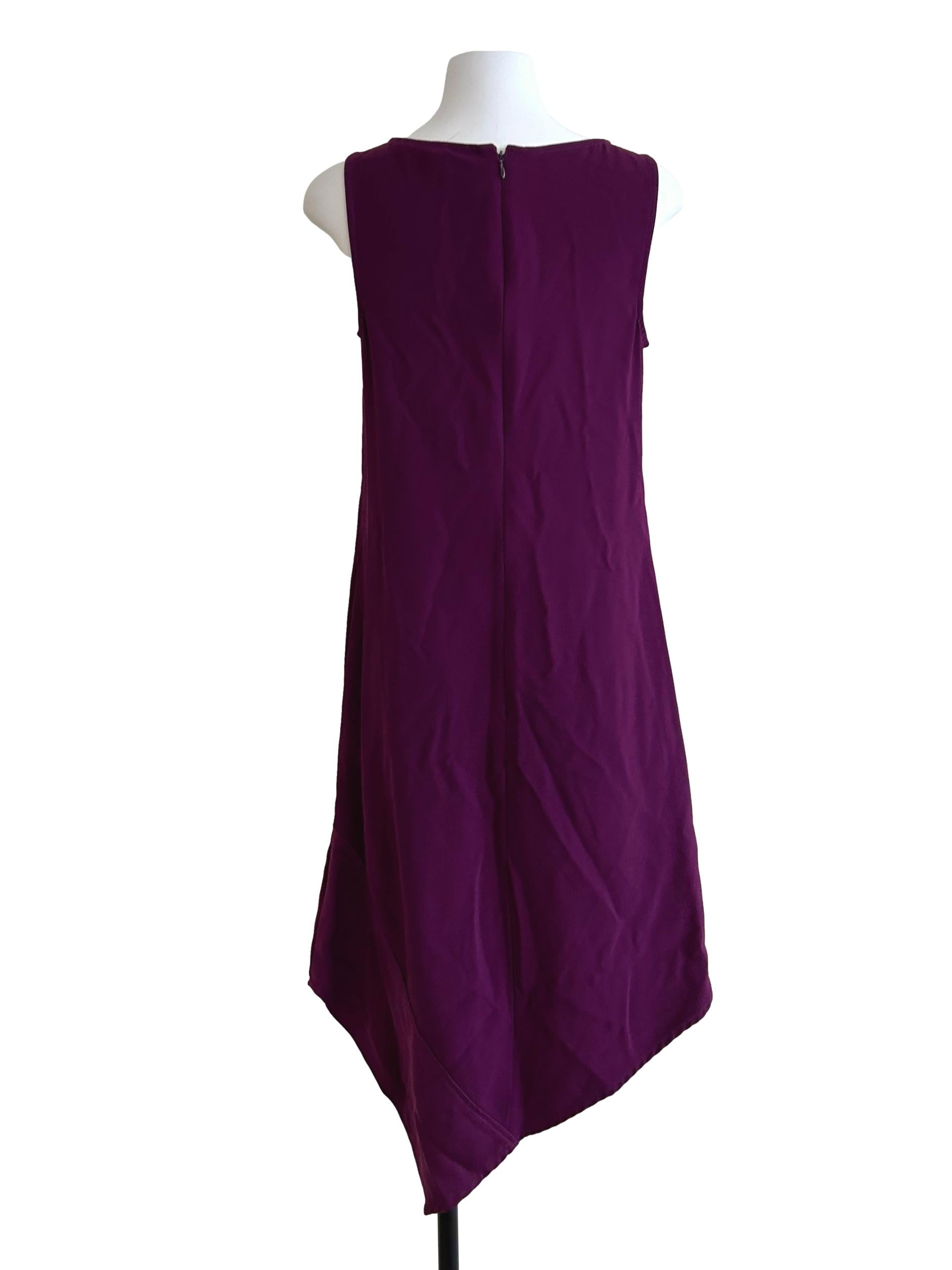Jam Purple Asymmetrical Dress