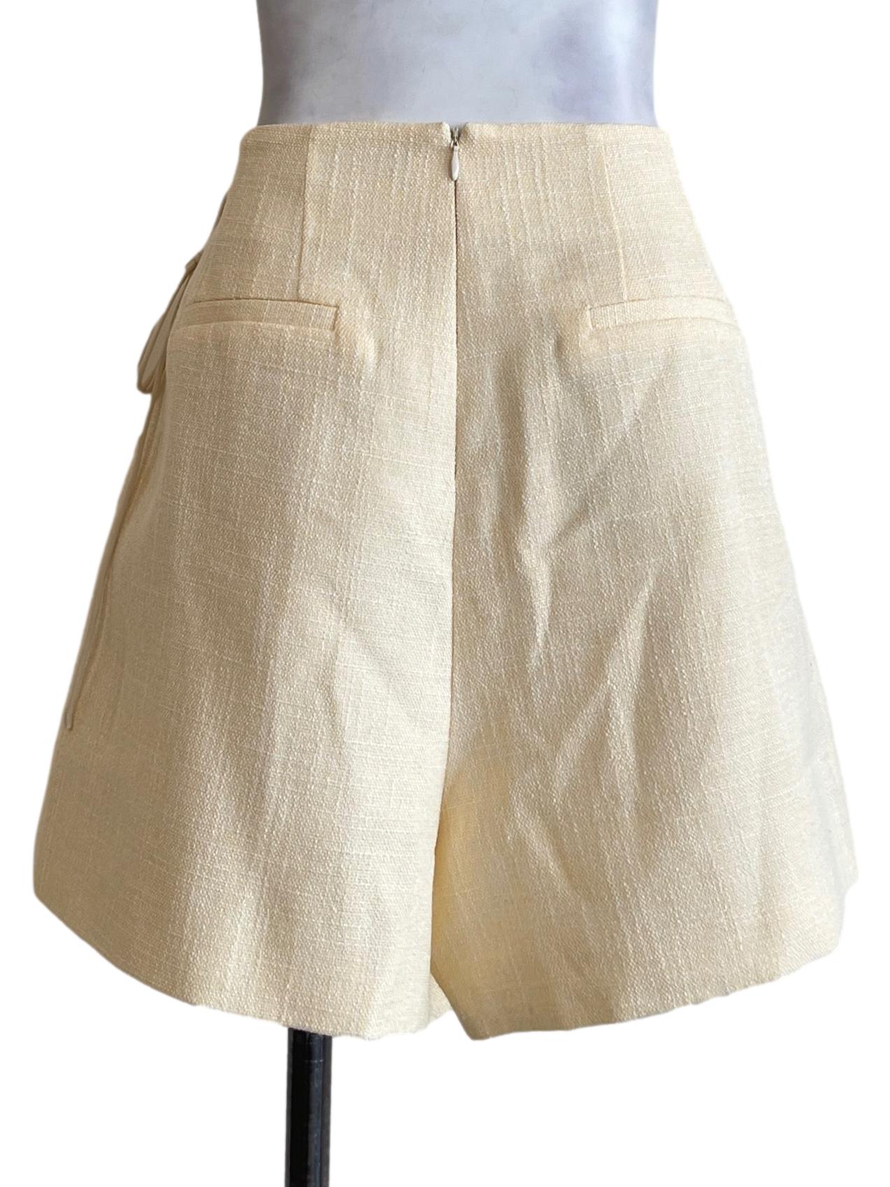 Banana Yellow Wrap Skorts