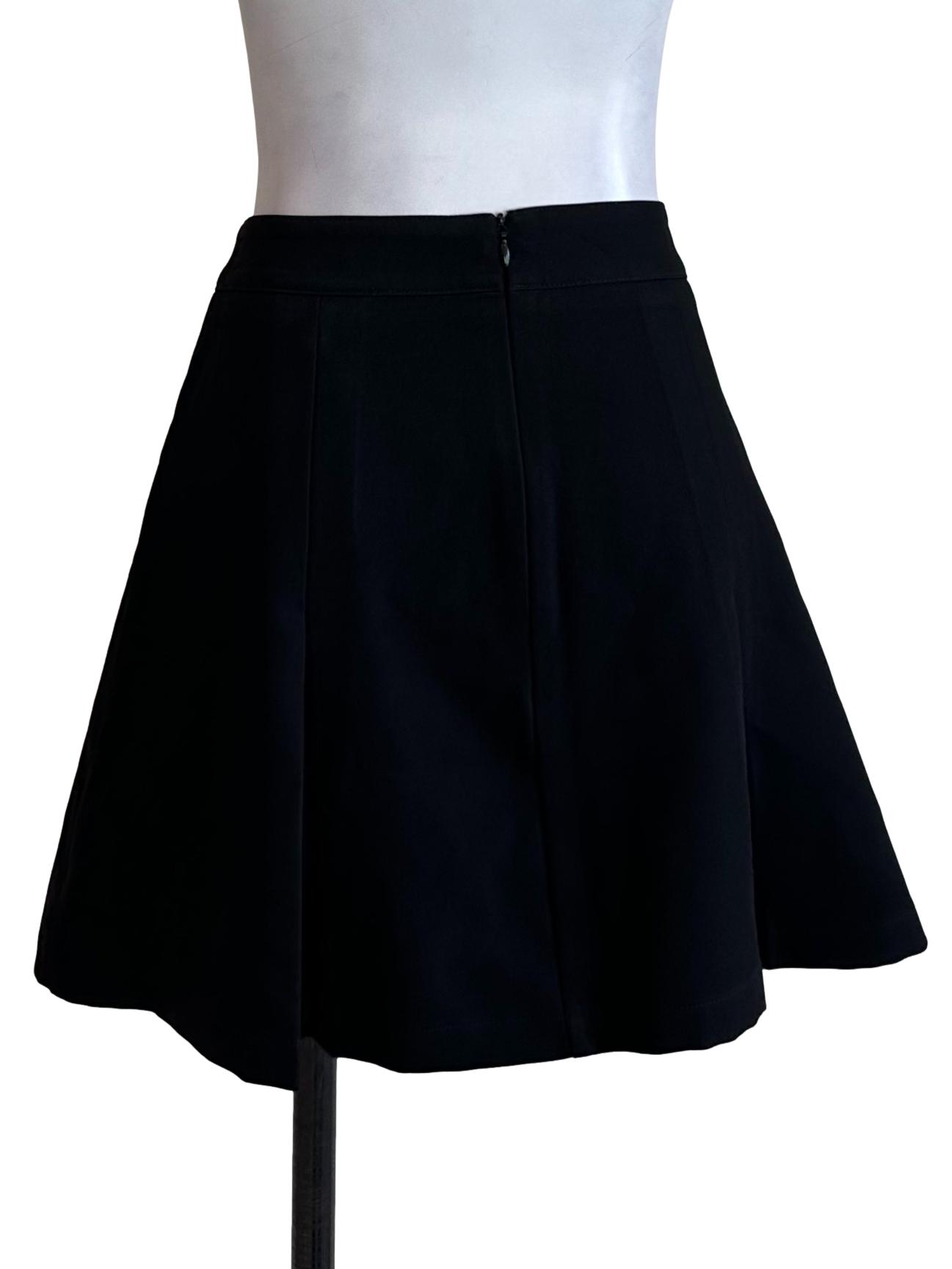 Raven Black Box Pleated Skorts