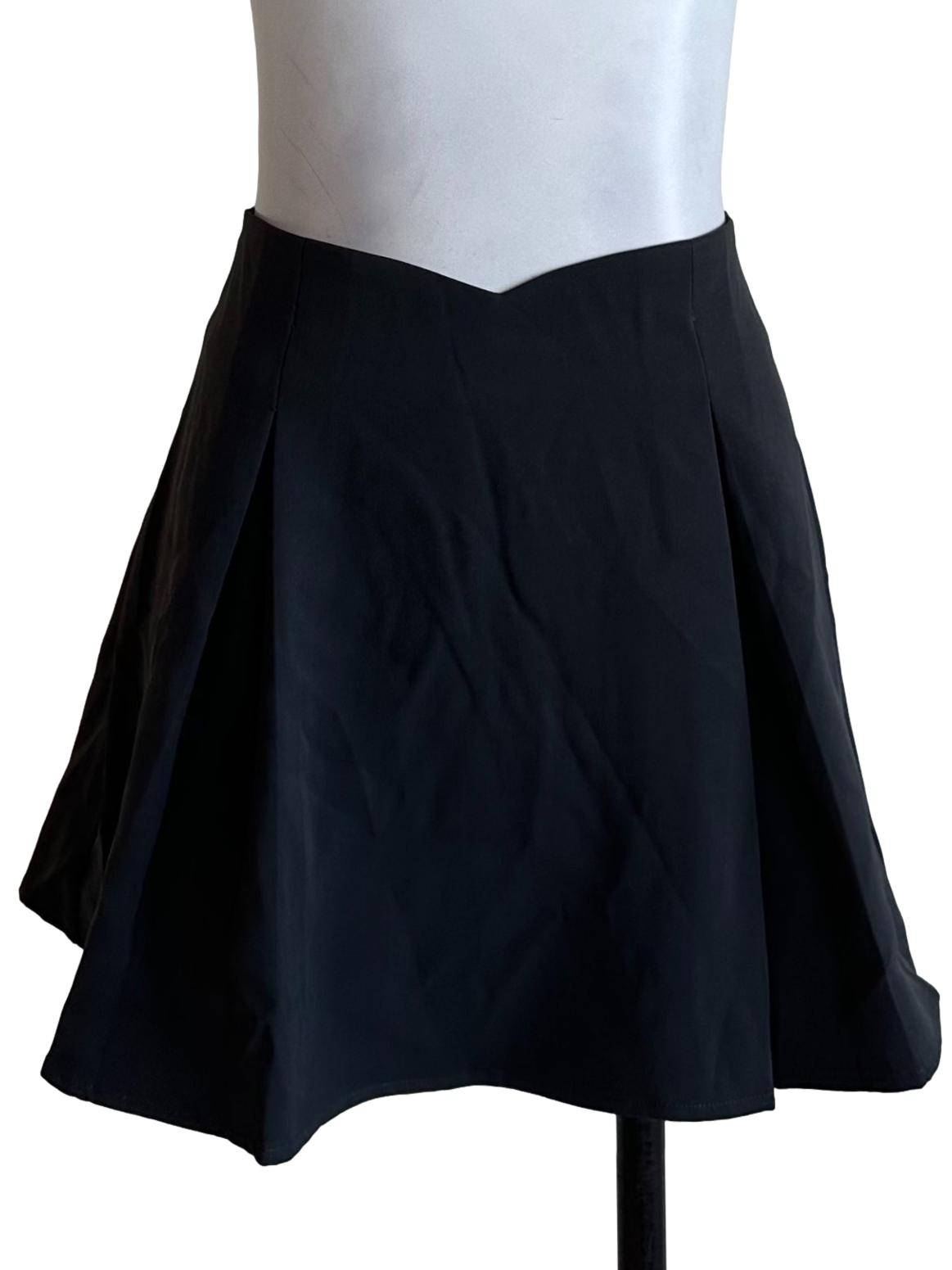 Cloud Grey Side Pleated Skorts
