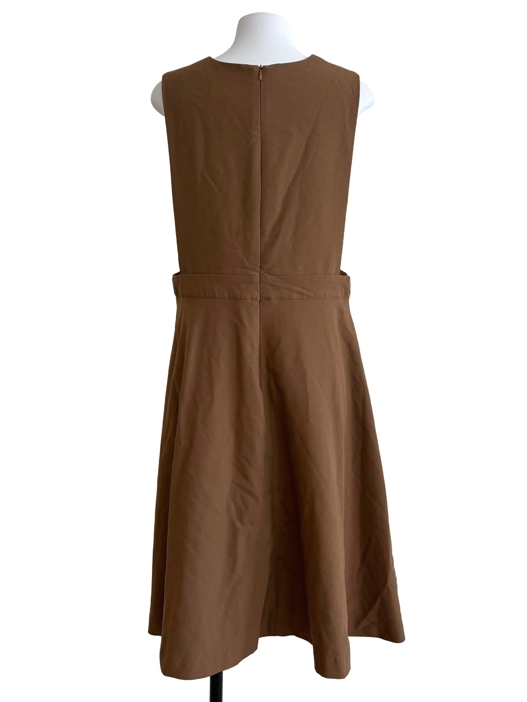 Tan Brown Amy Flare Dress CSN
