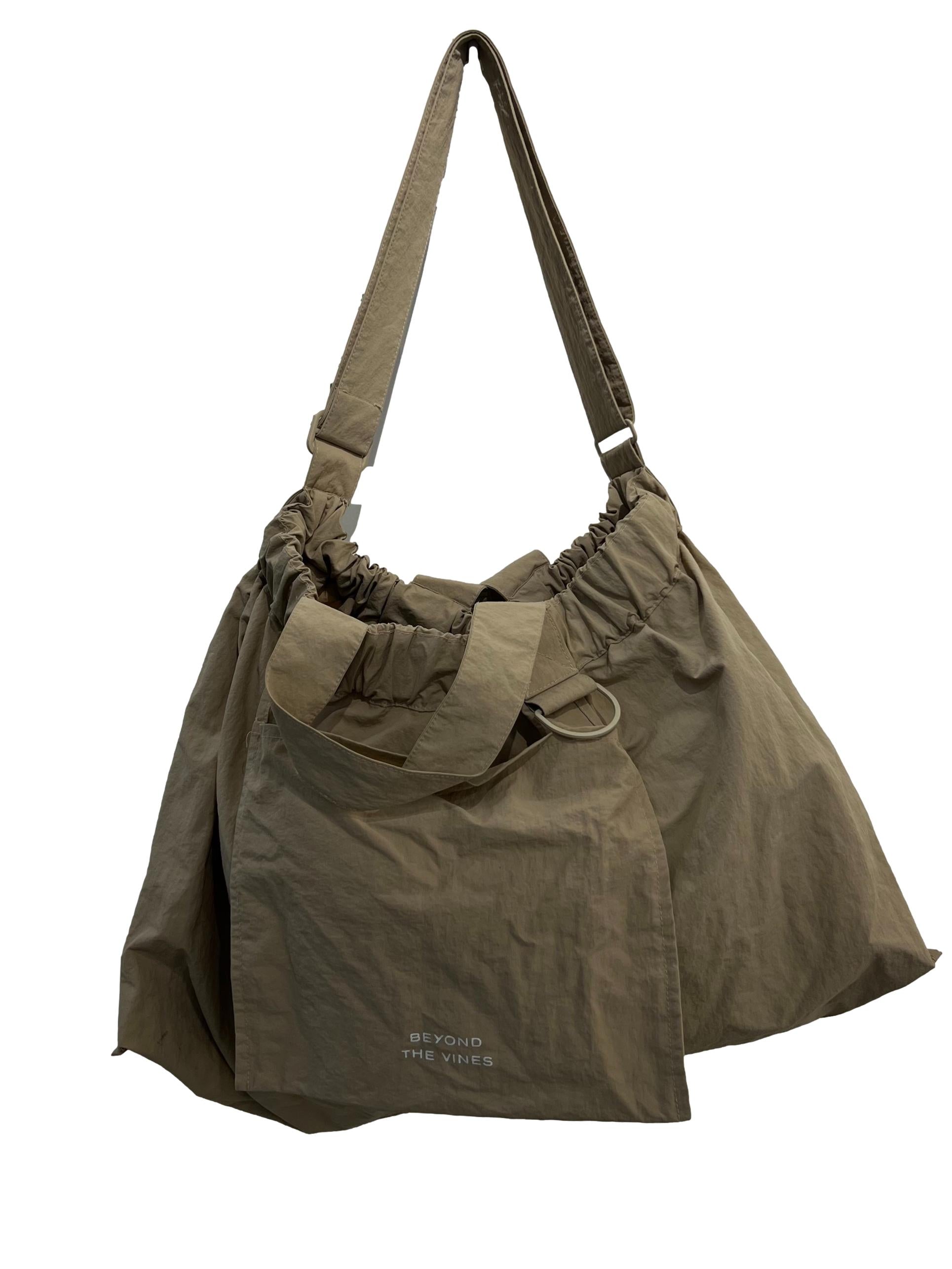 Brown Dumpling Bag Large