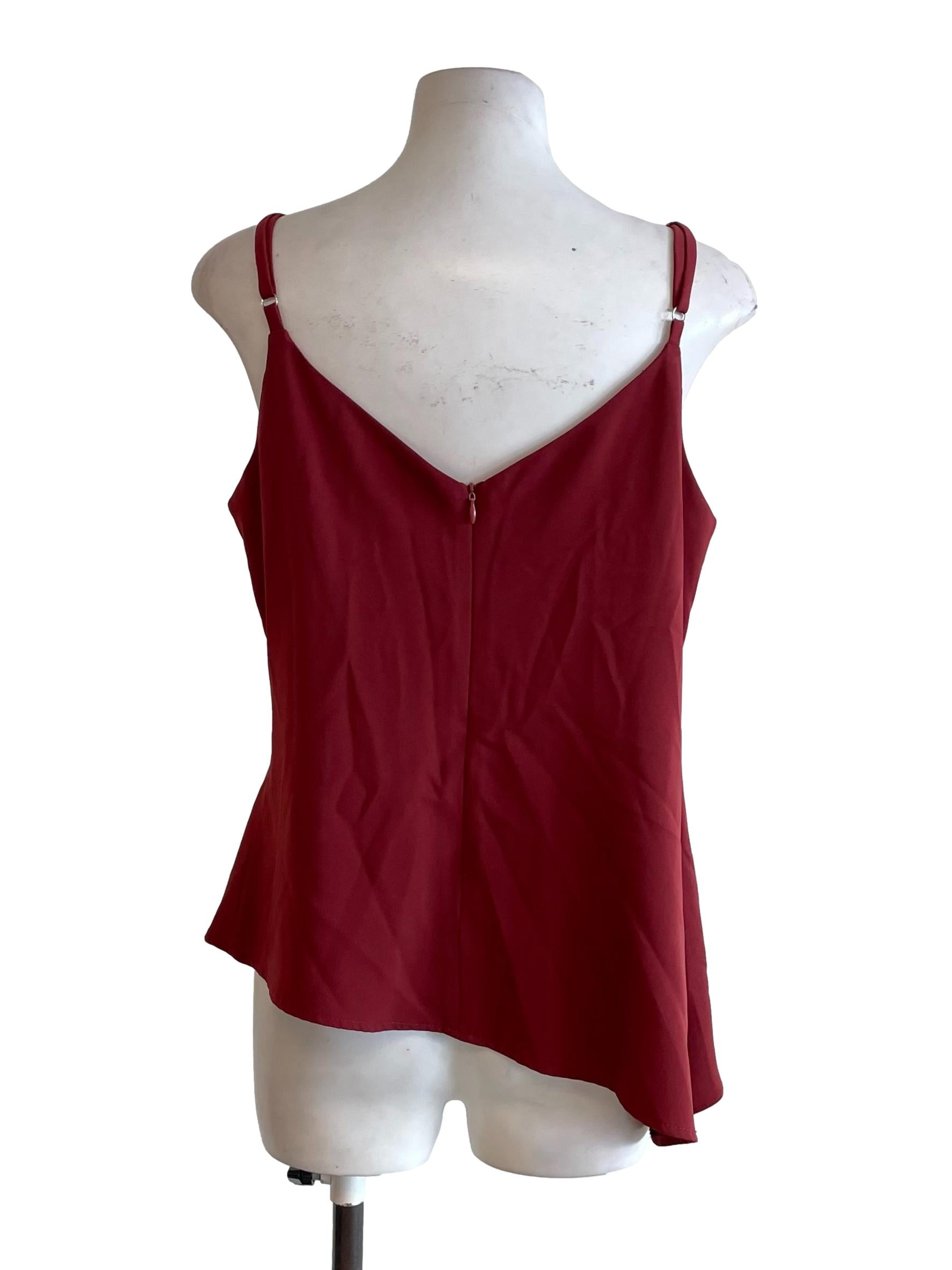 Brick Red Layered Cami Top