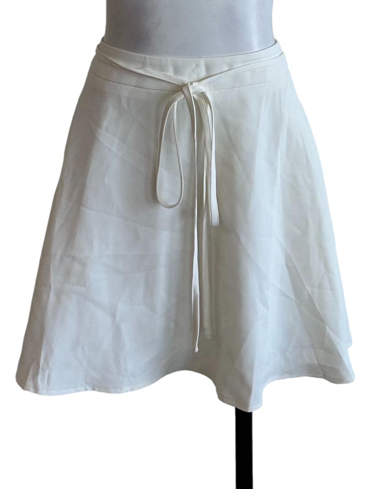 Pearl White Flip Strap Skorts