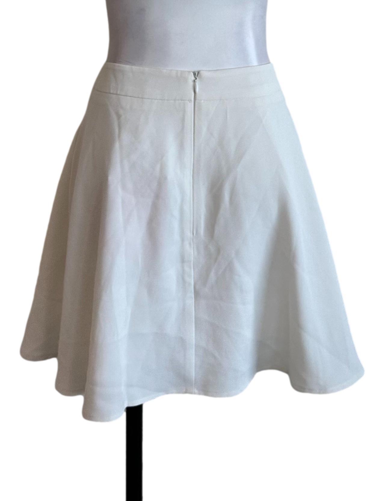 Pearl White Flip Strap Skorts