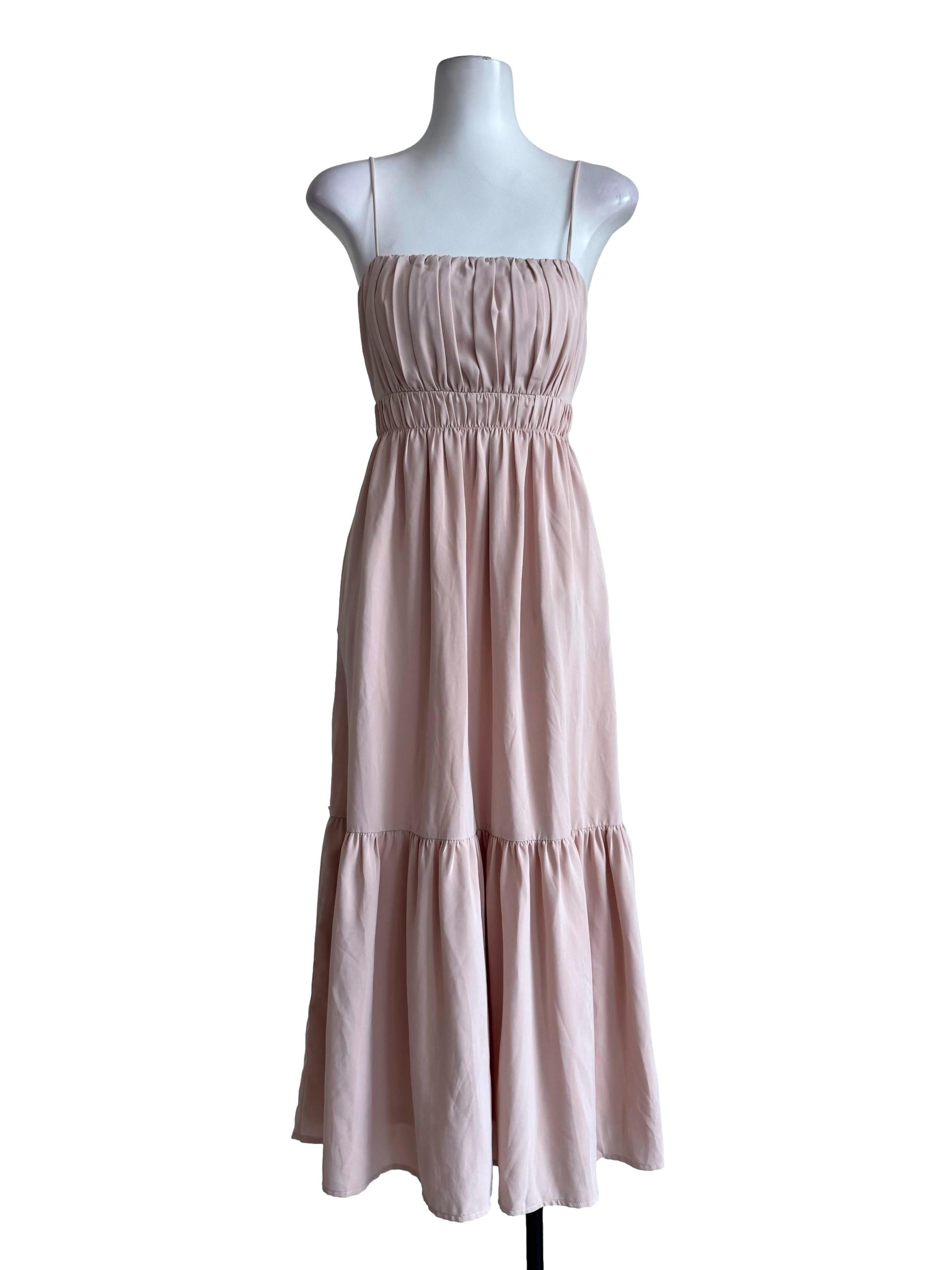 Soft Petal Hourglass Dress