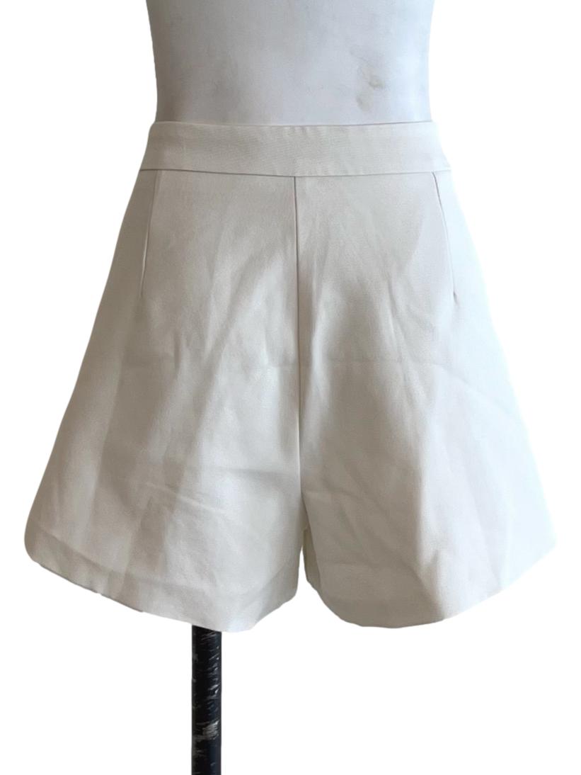 White Plain Shorts