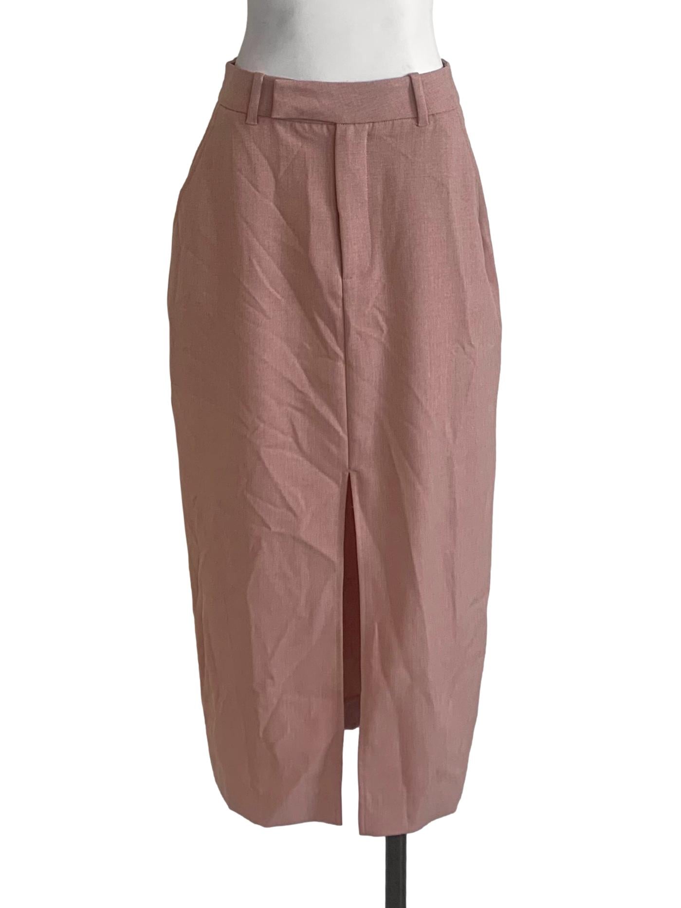 Sepia Beige Slit Skirt LB