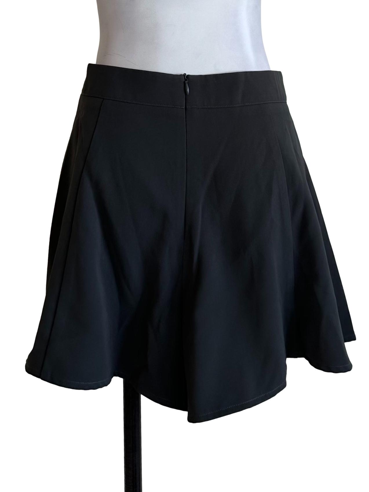 Dark Grey Panel Casual Shorts