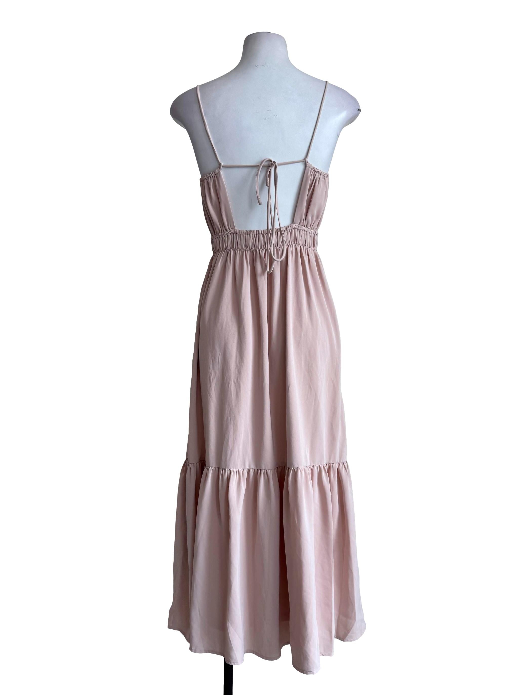 Soft Petal Hourglass Dress