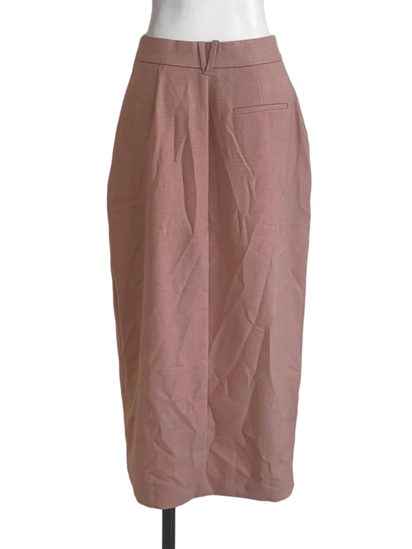 Sepia Beige Slit Skirt LB