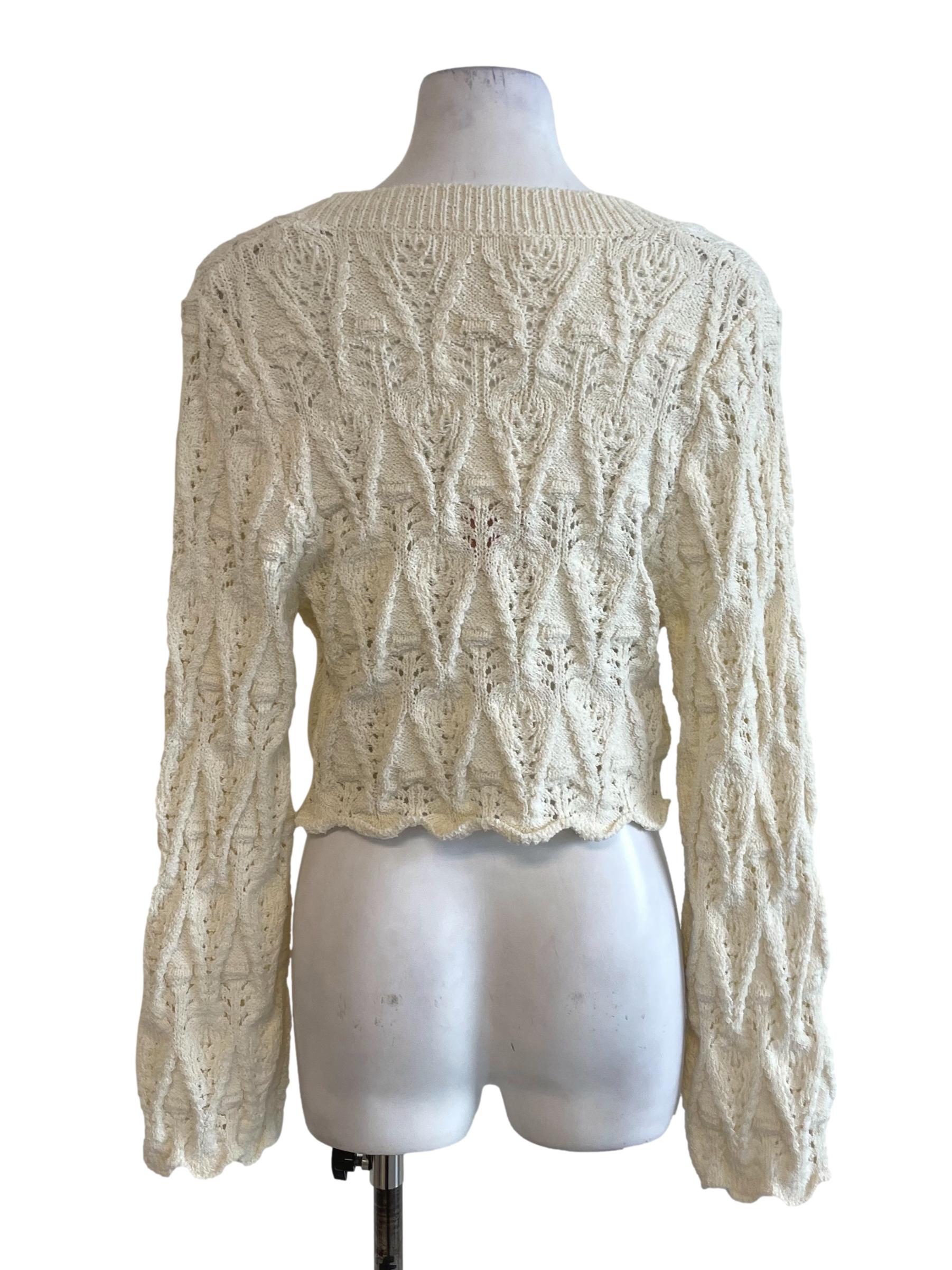 Cream Knitted Sweater