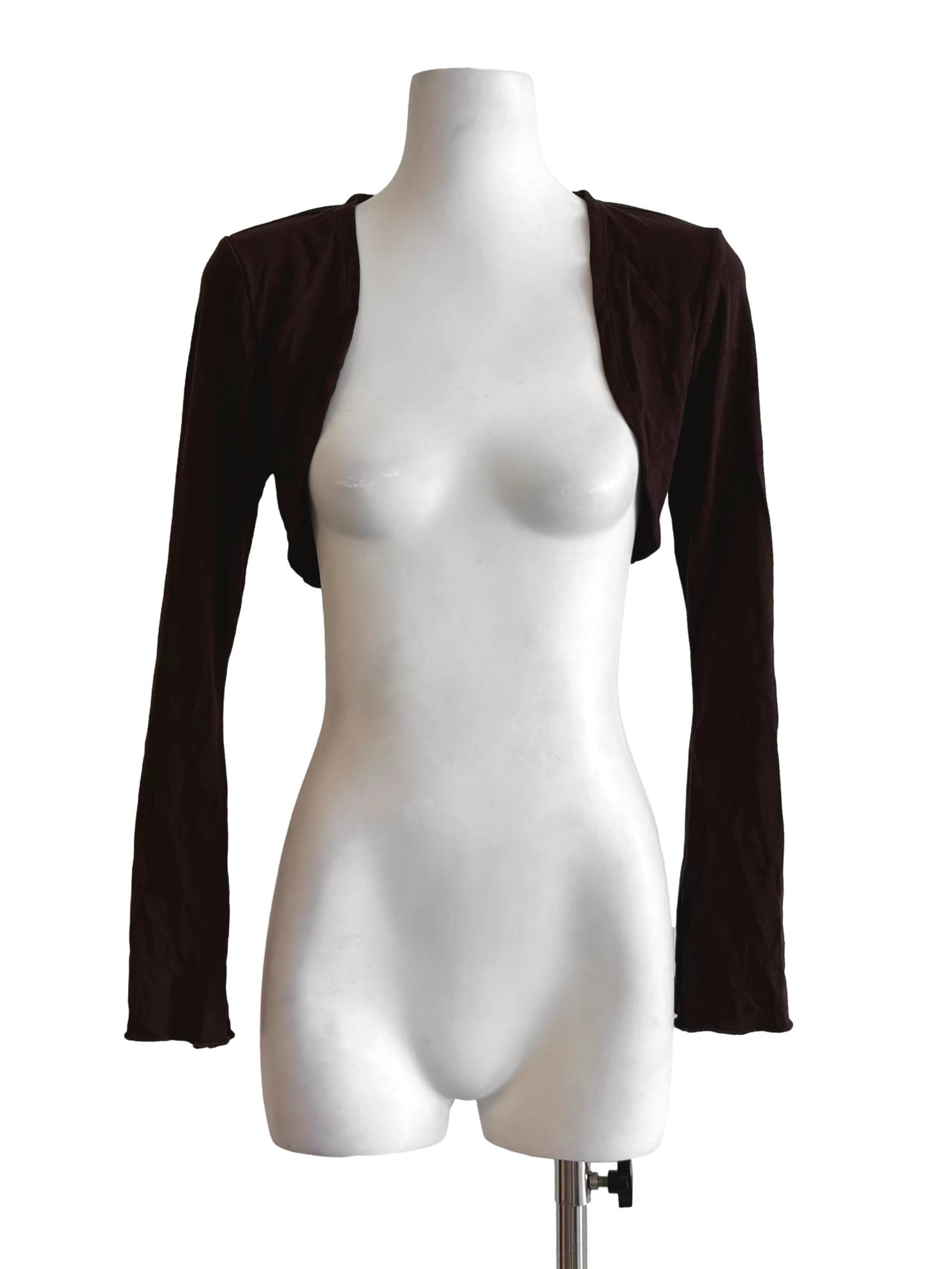 Chocolate Bolero Cardigan