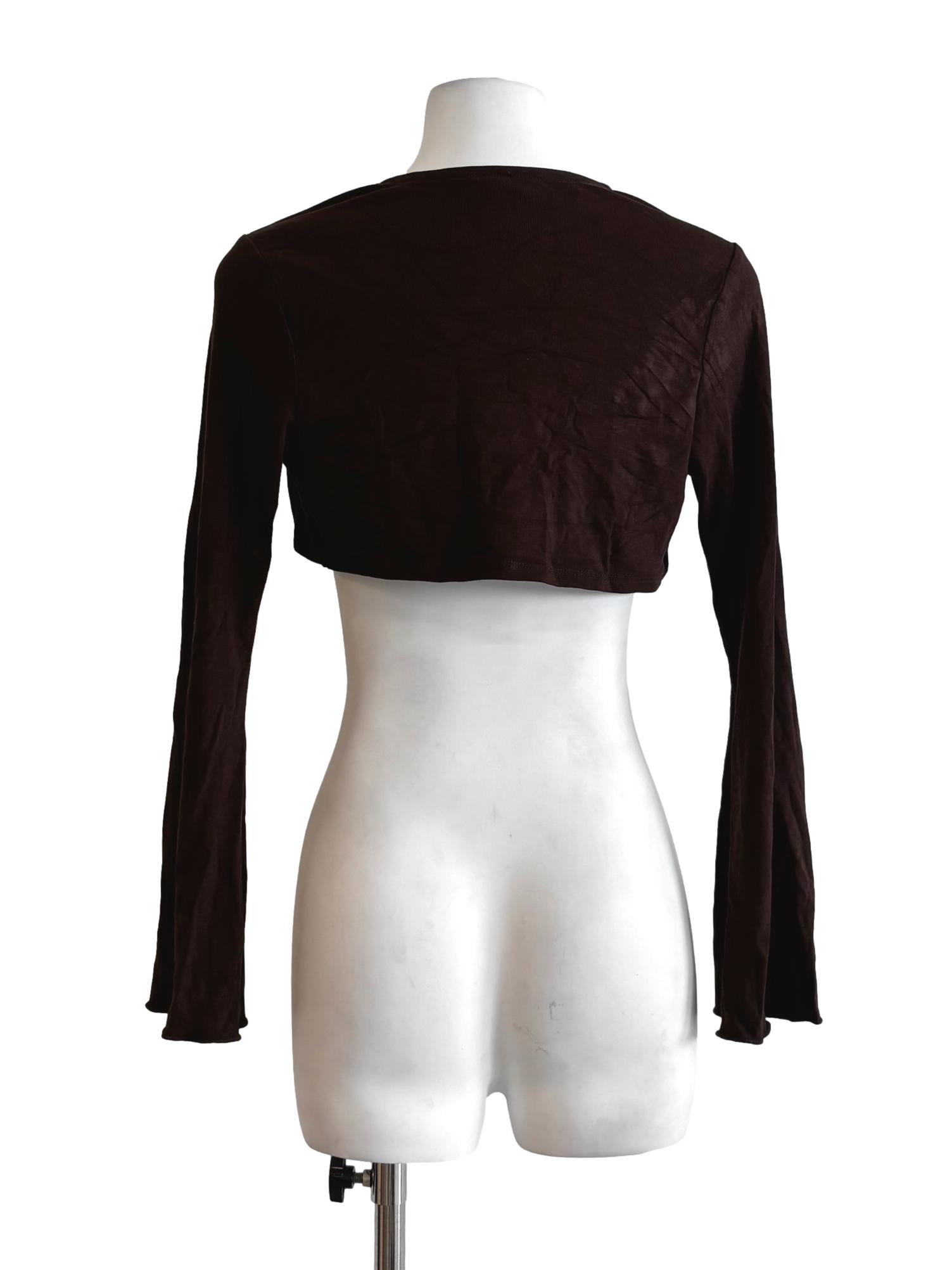 Chocolate Bolero Cardigan