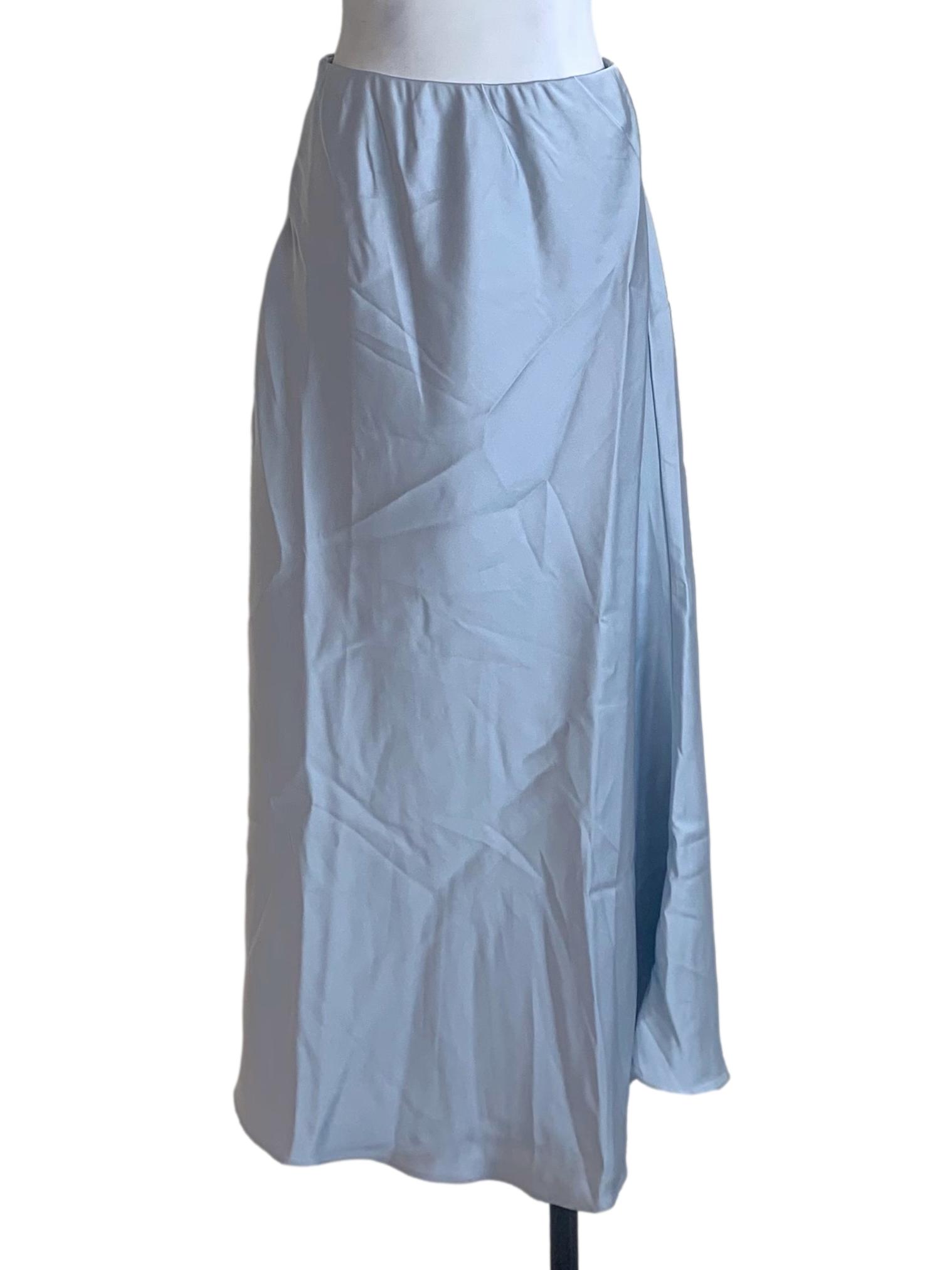 Light Blue A-Line Skirt