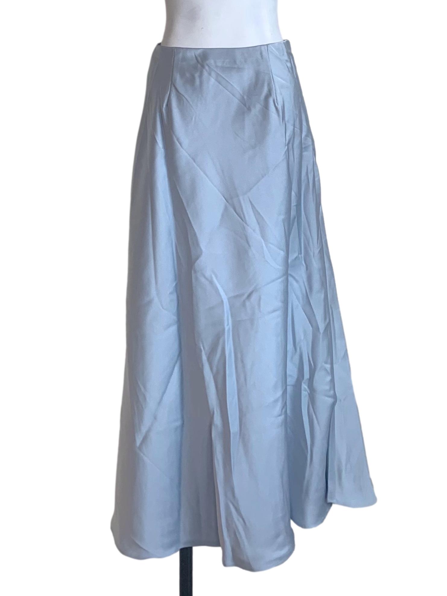 Light Blue A-Line Skirt