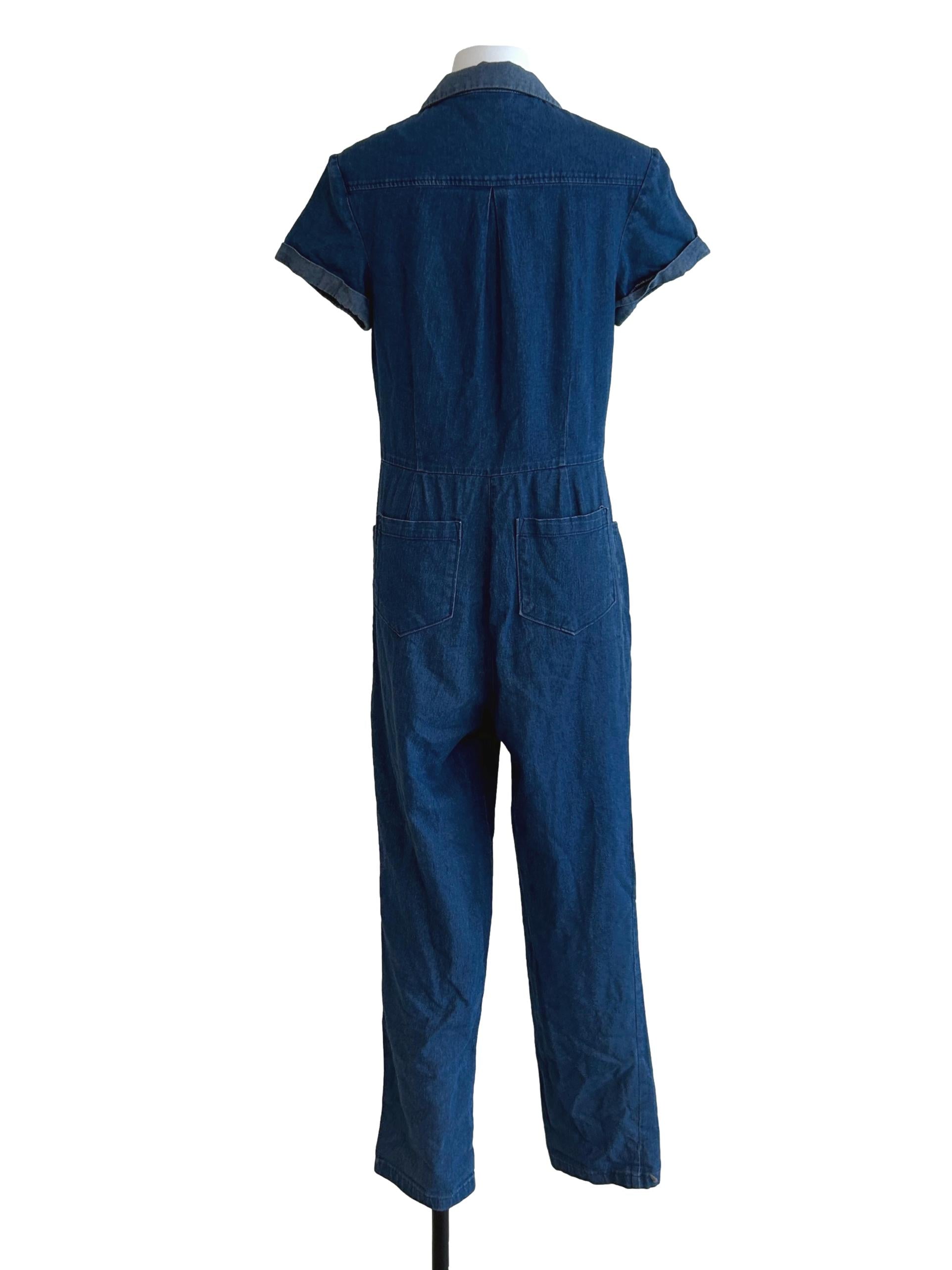 Blue Denim Jumpsuits