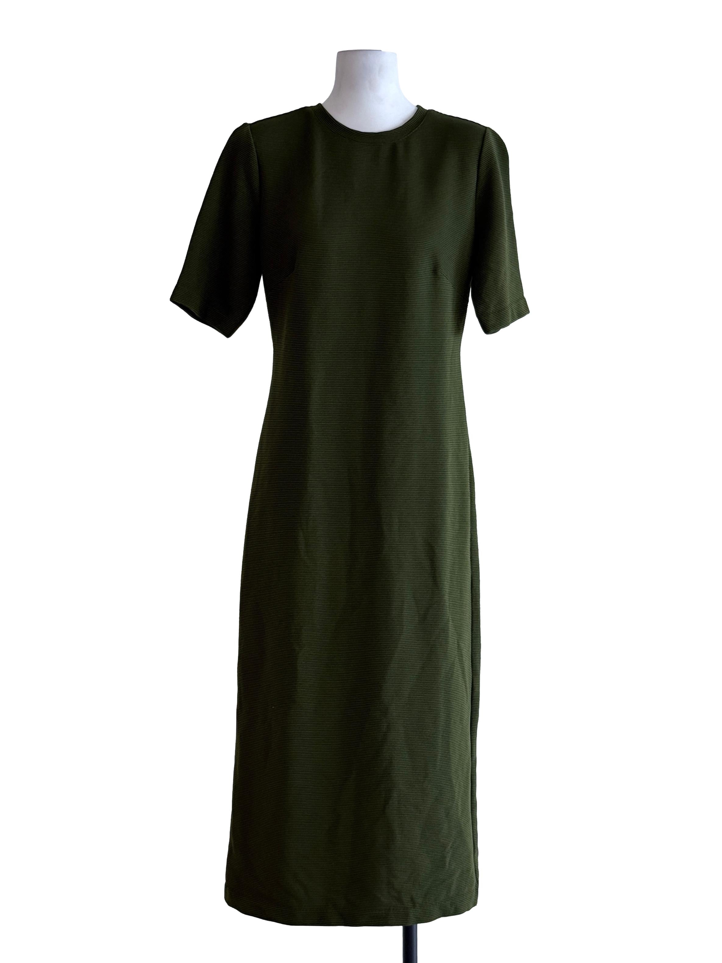 Juniper Green Fitted Maxi Dress