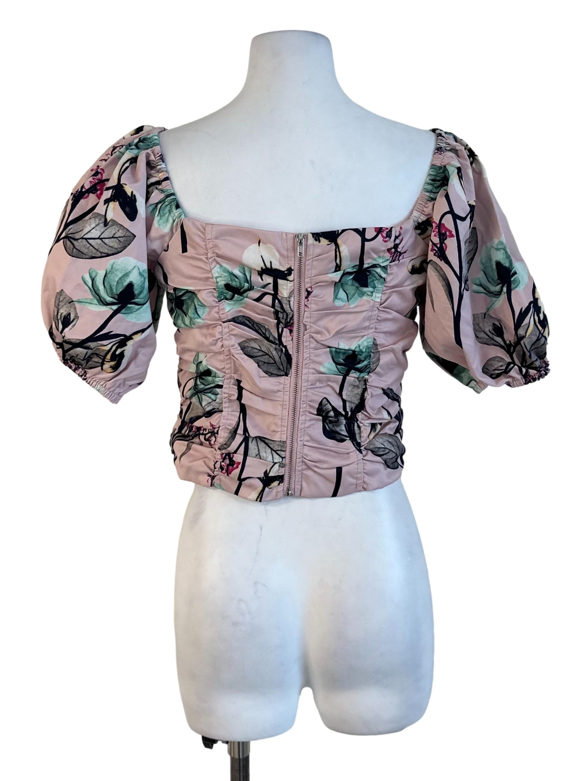 Pastel Pink Floral Top