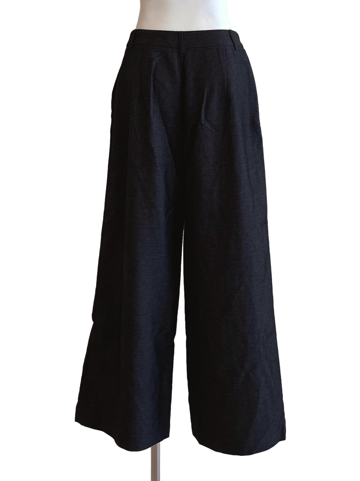Carbon Lined Wide Leg Pants
