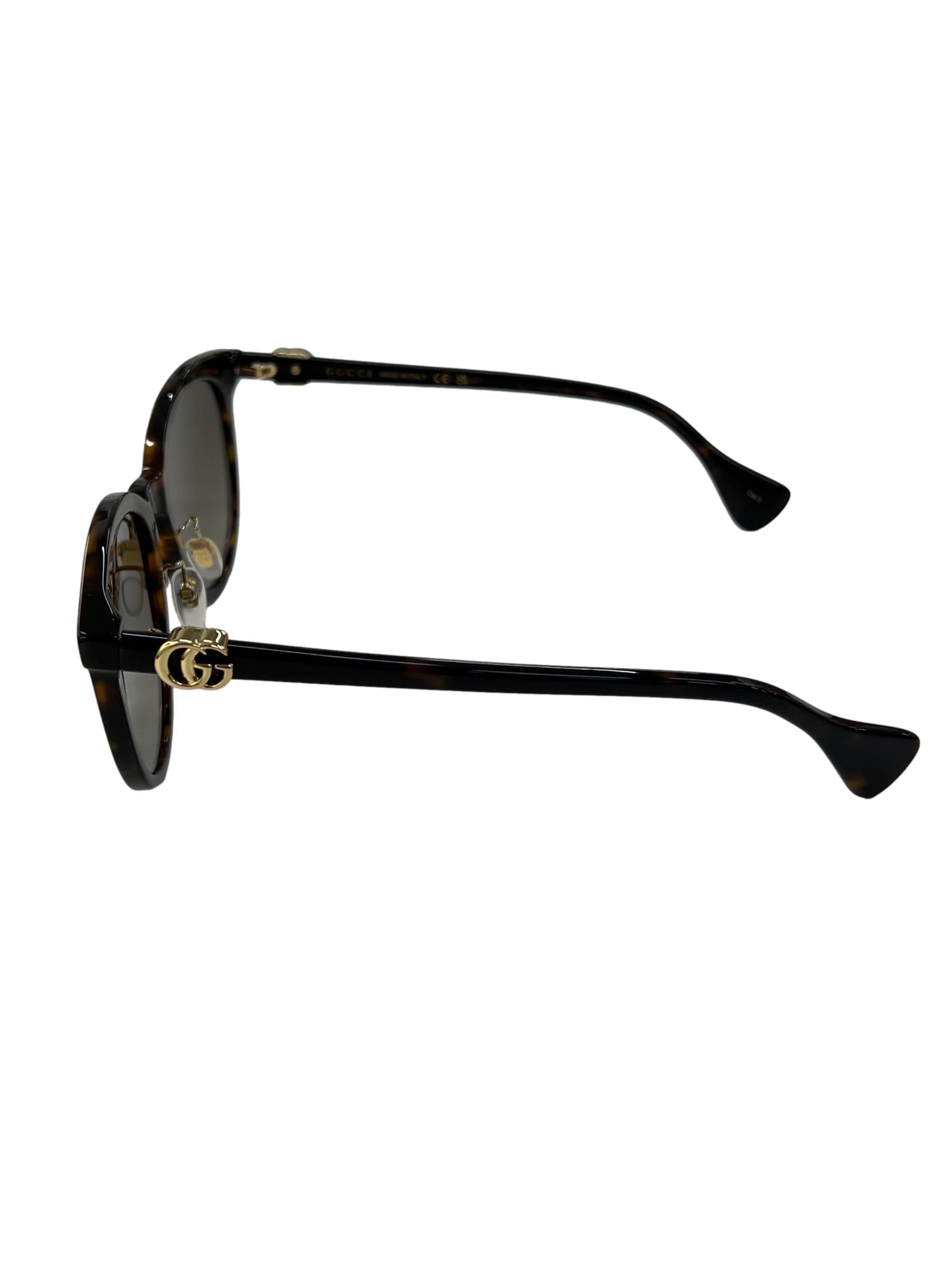 Brown Cat Eye Sunglasses Gg1073Sk 003 Xl
