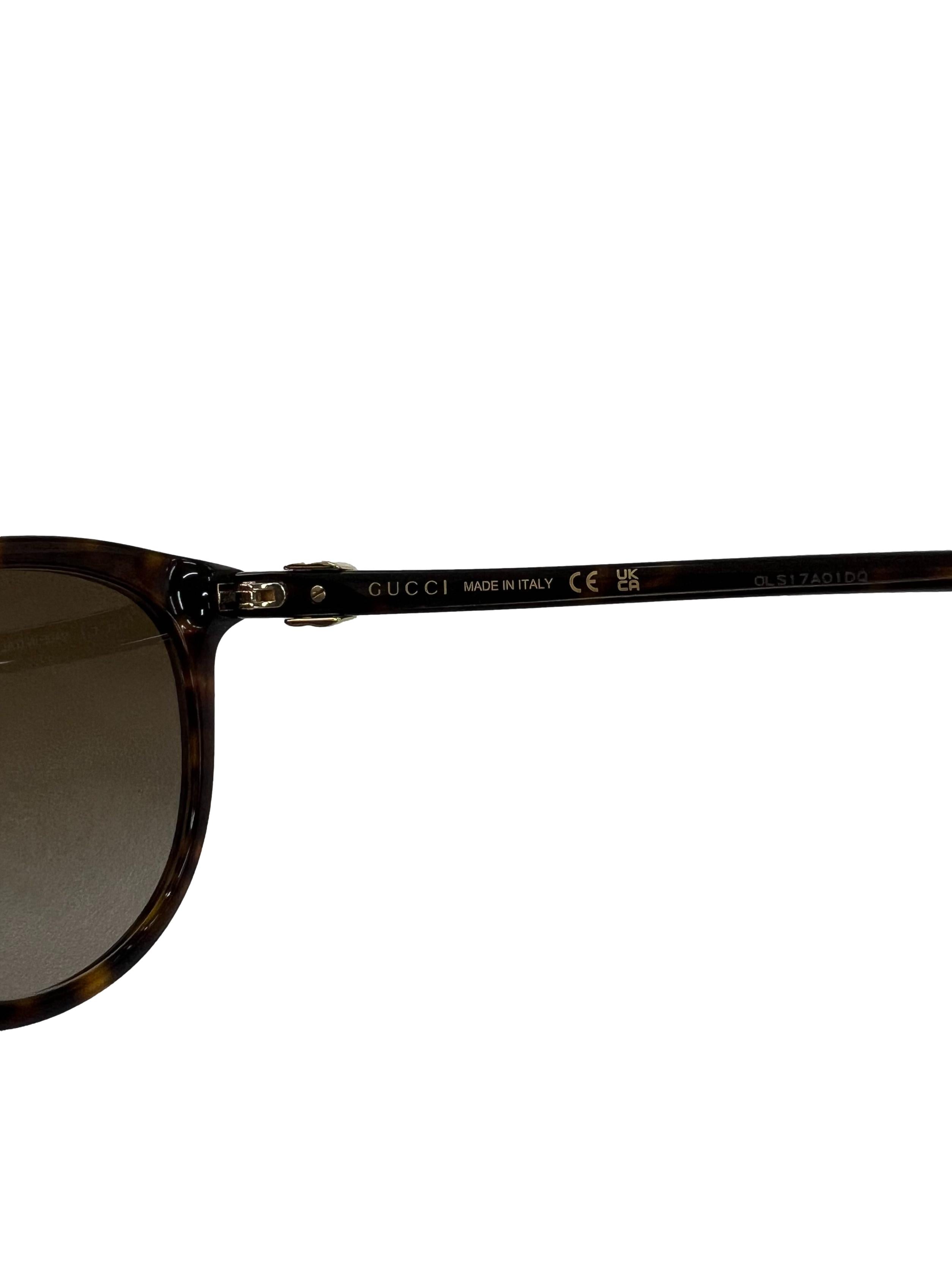 Brown Cat Eye Sunglasses Gg1073Sk 003 Xl