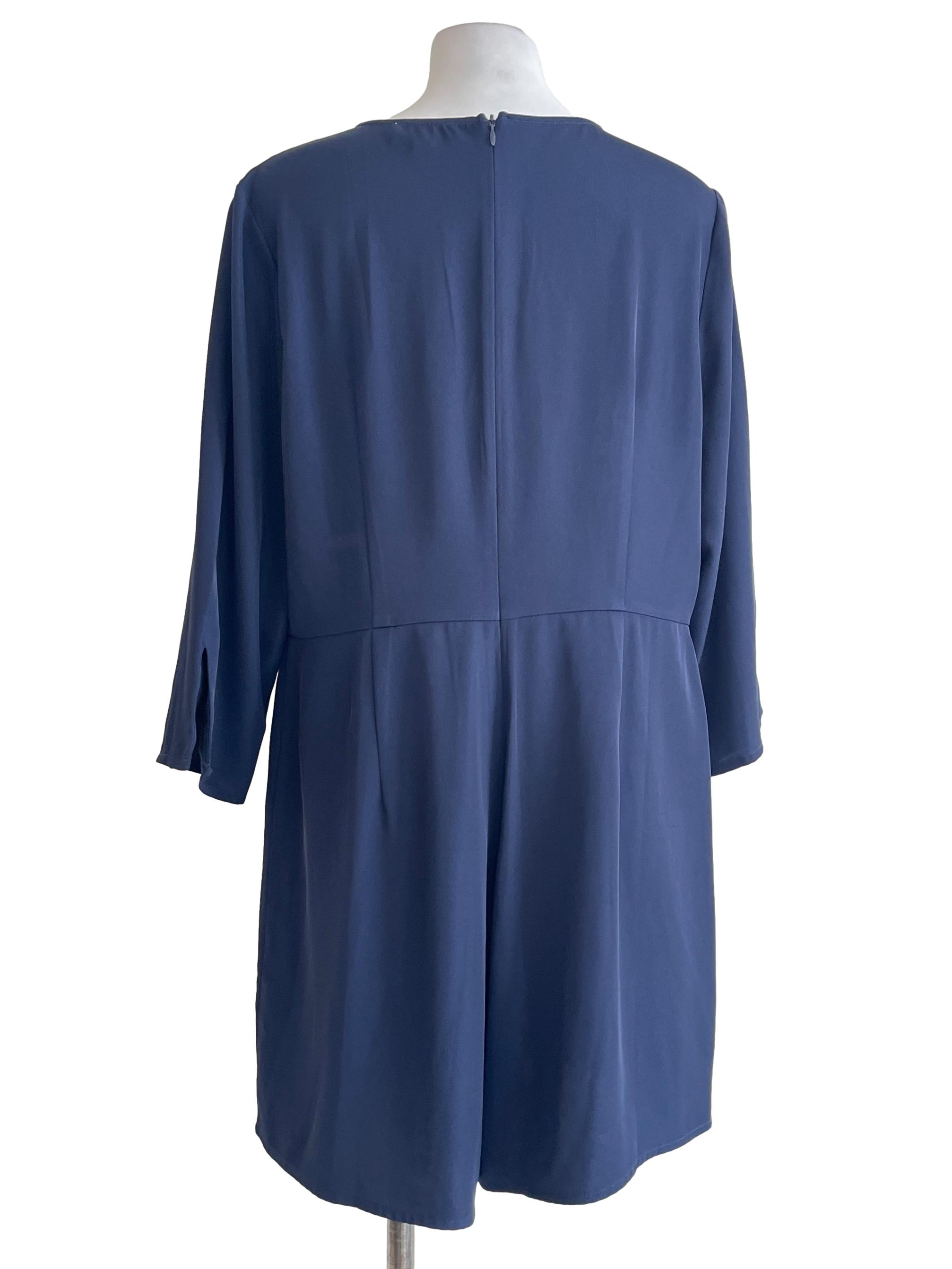 Denim Blue Lace Empire Romper