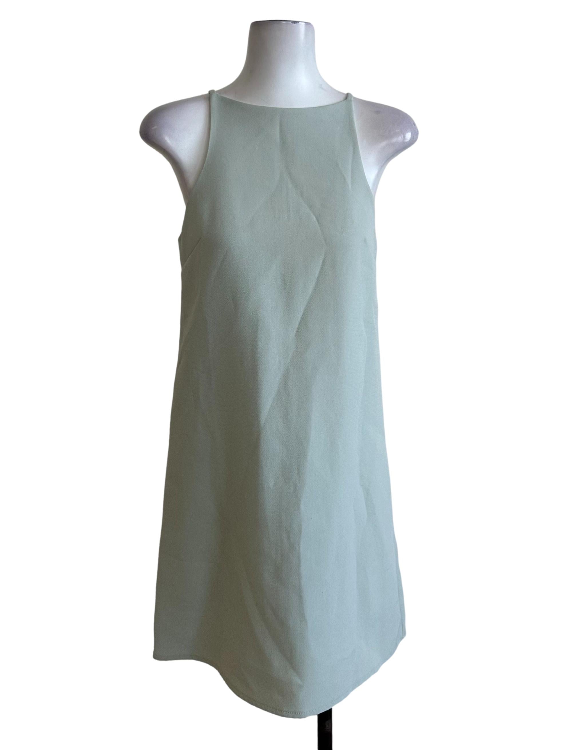 Pastel Green Halter Shift Dress