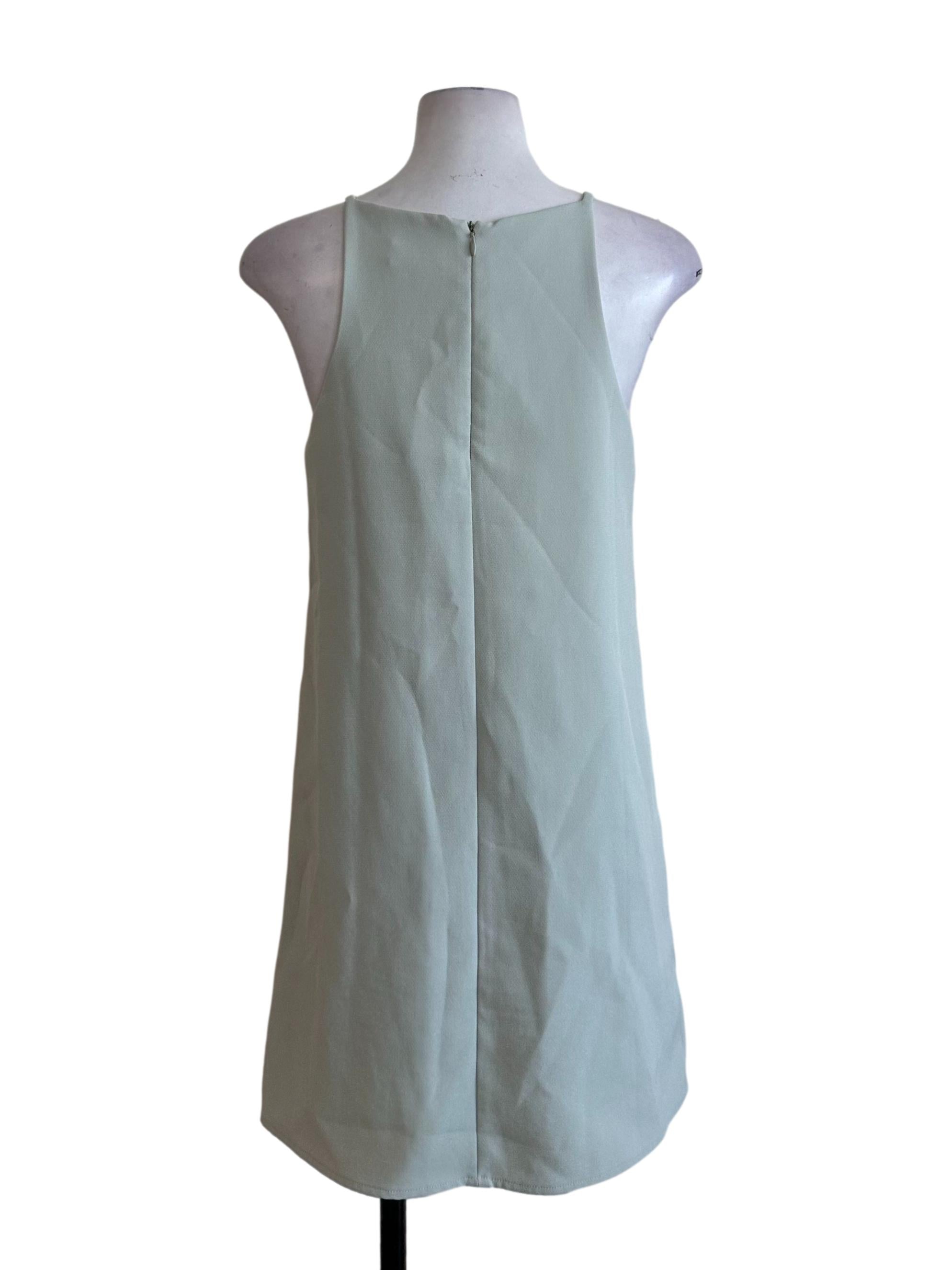 Pastel Green Halter Shift Dress