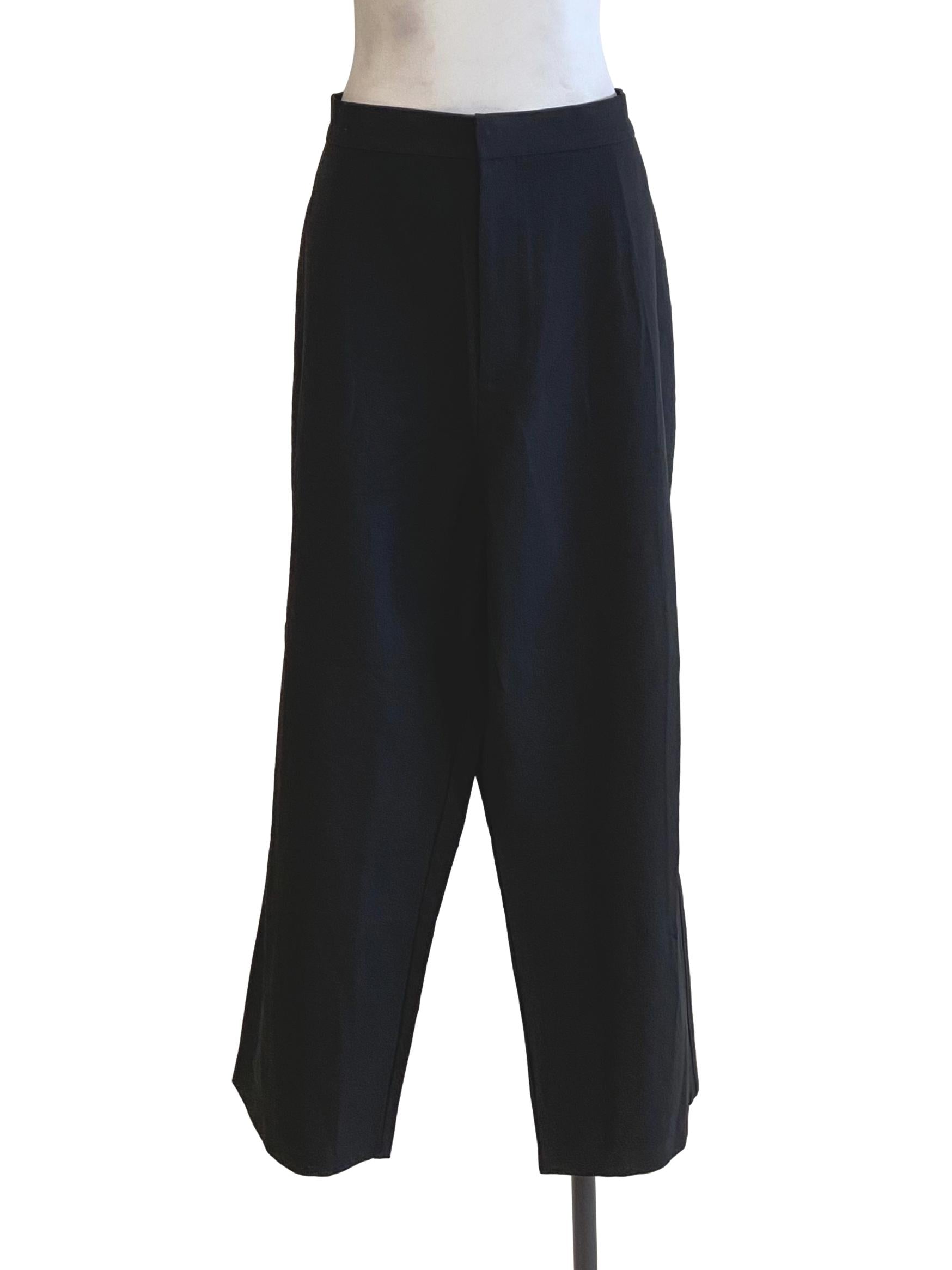 Sable Black Formal Wide Leg Pants