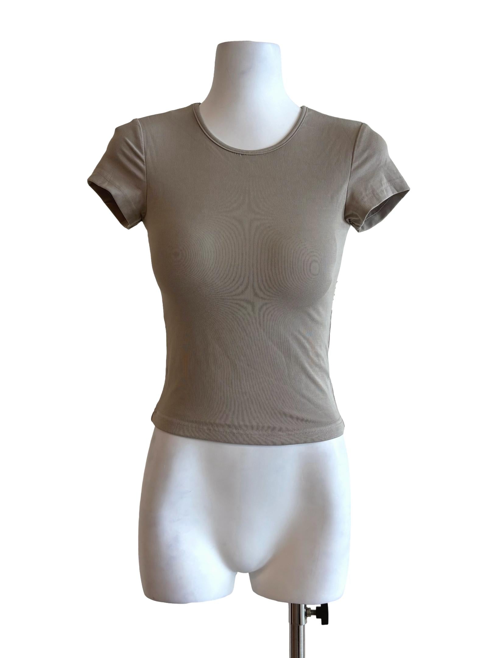 Eggshell Fitted Tank Top