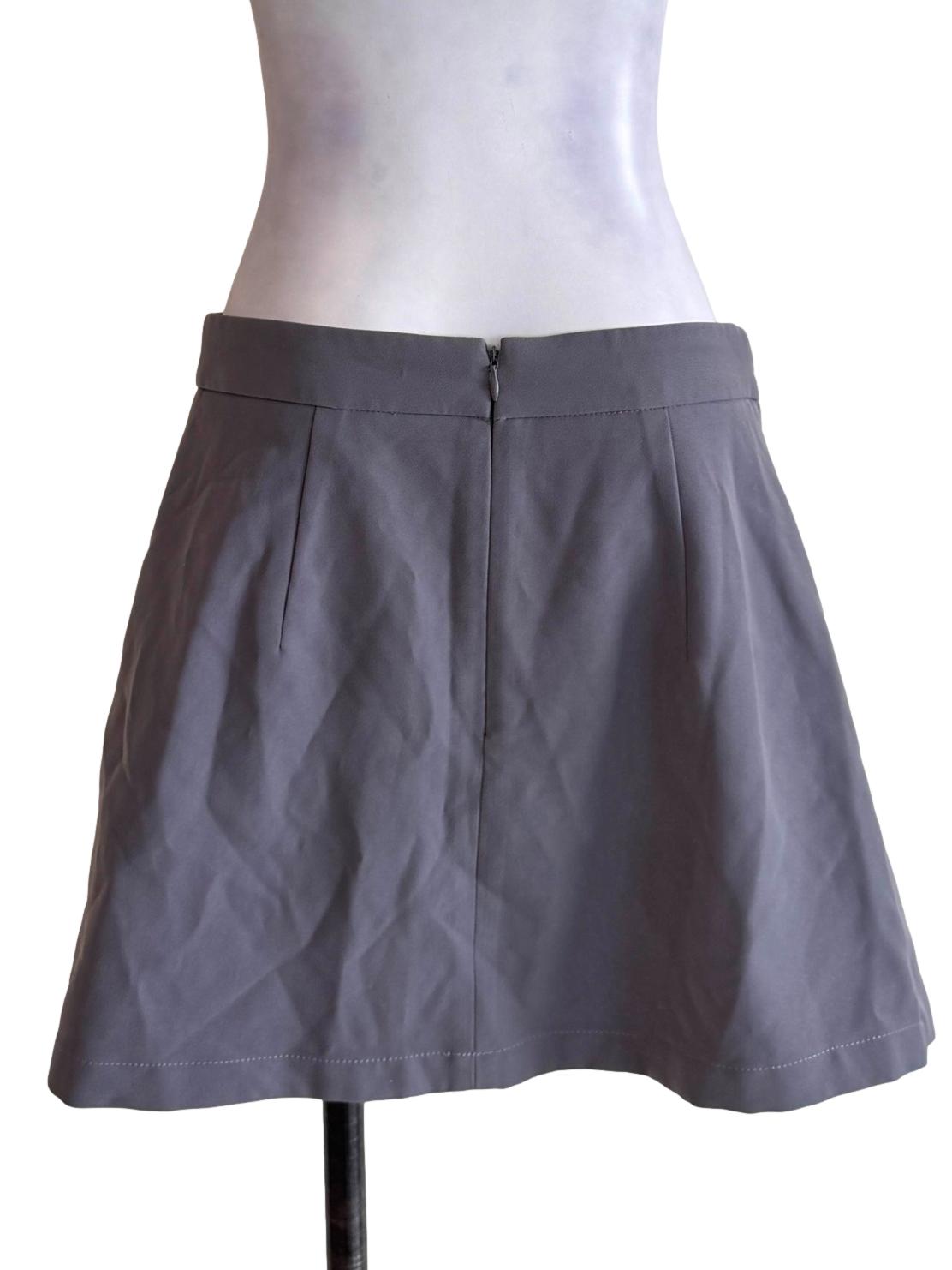 Grey Mini Skorts