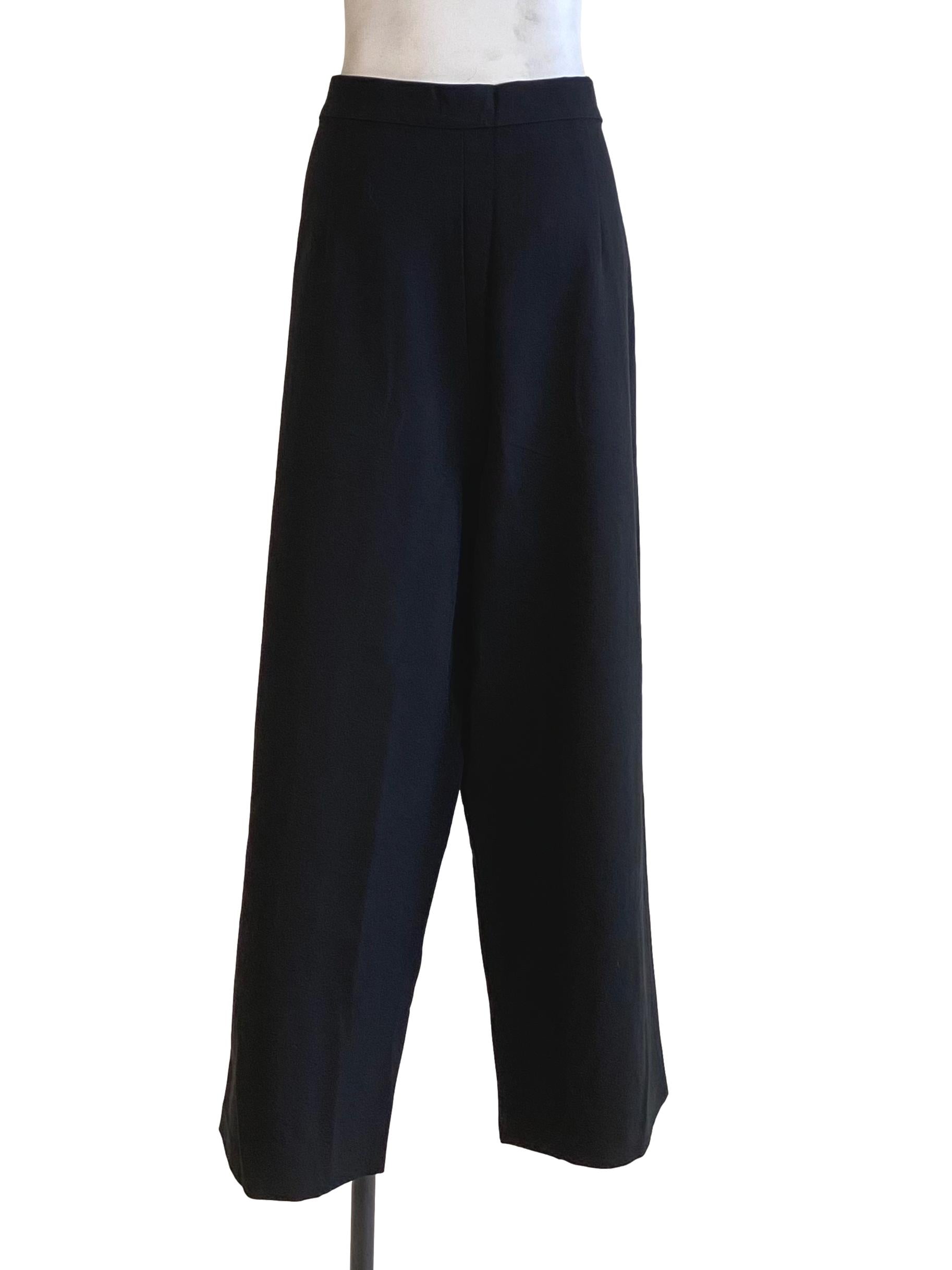 Sable Black Formal Wide Leg Pants