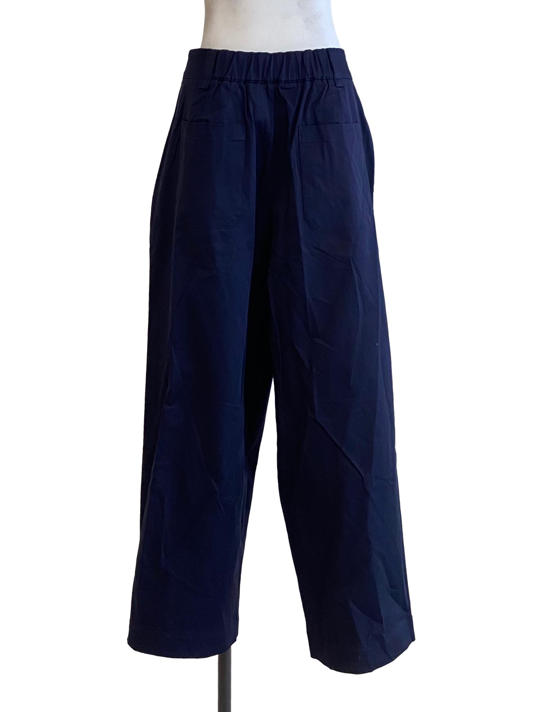Navy Blue Formal Basic Pants