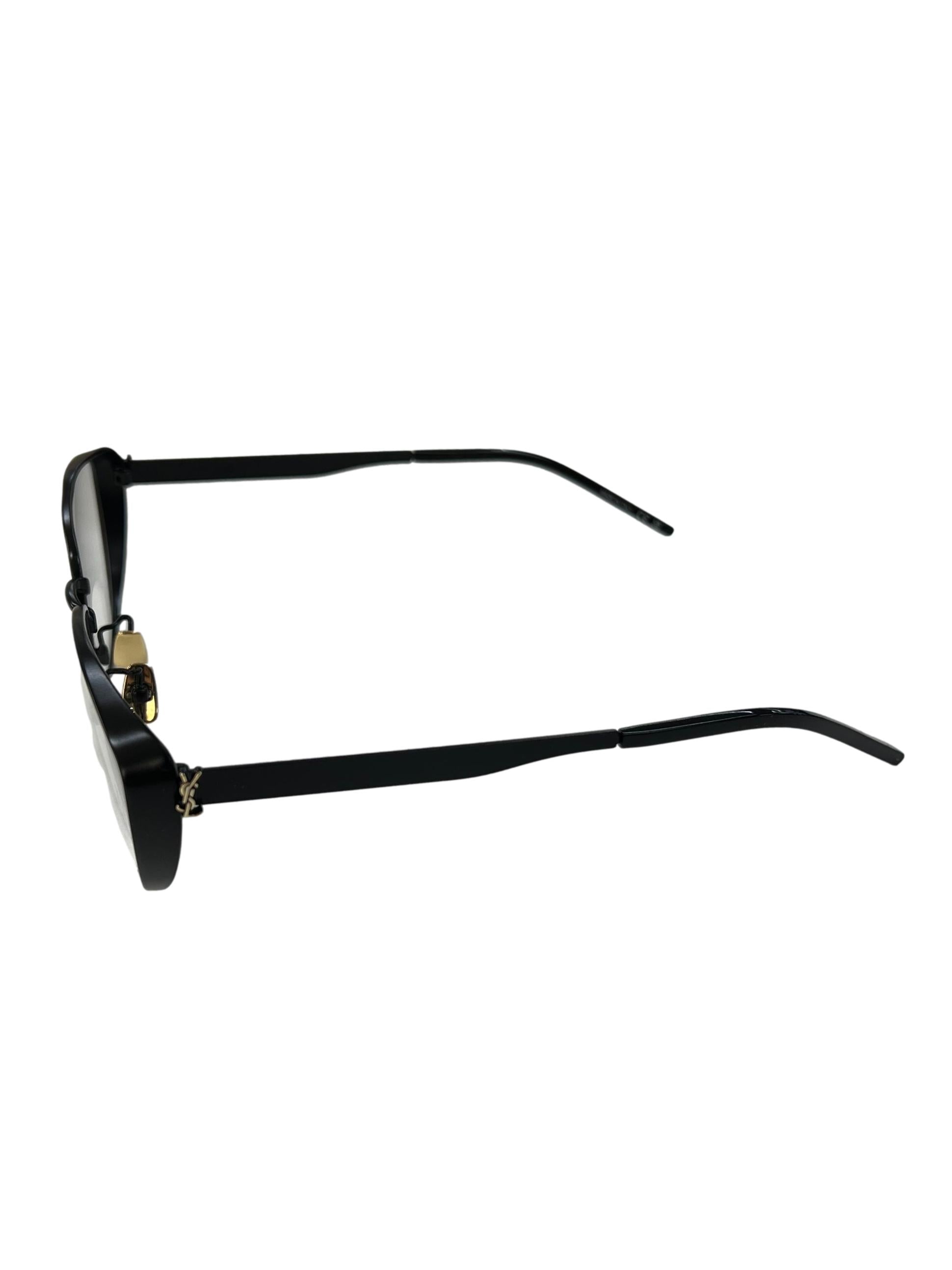 Black Soft Cat Eye Glasses Sl M92 (003)