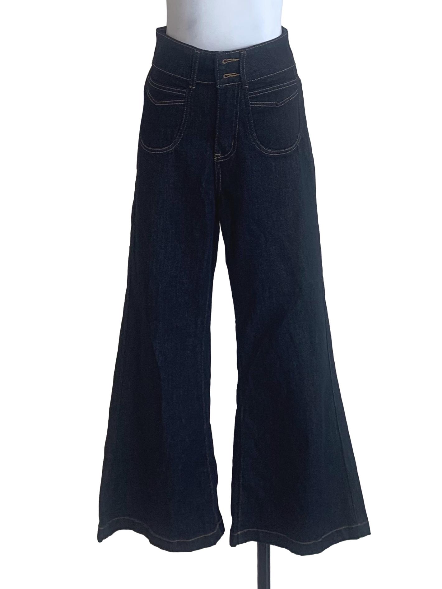 Denim Blue Flare Jeans