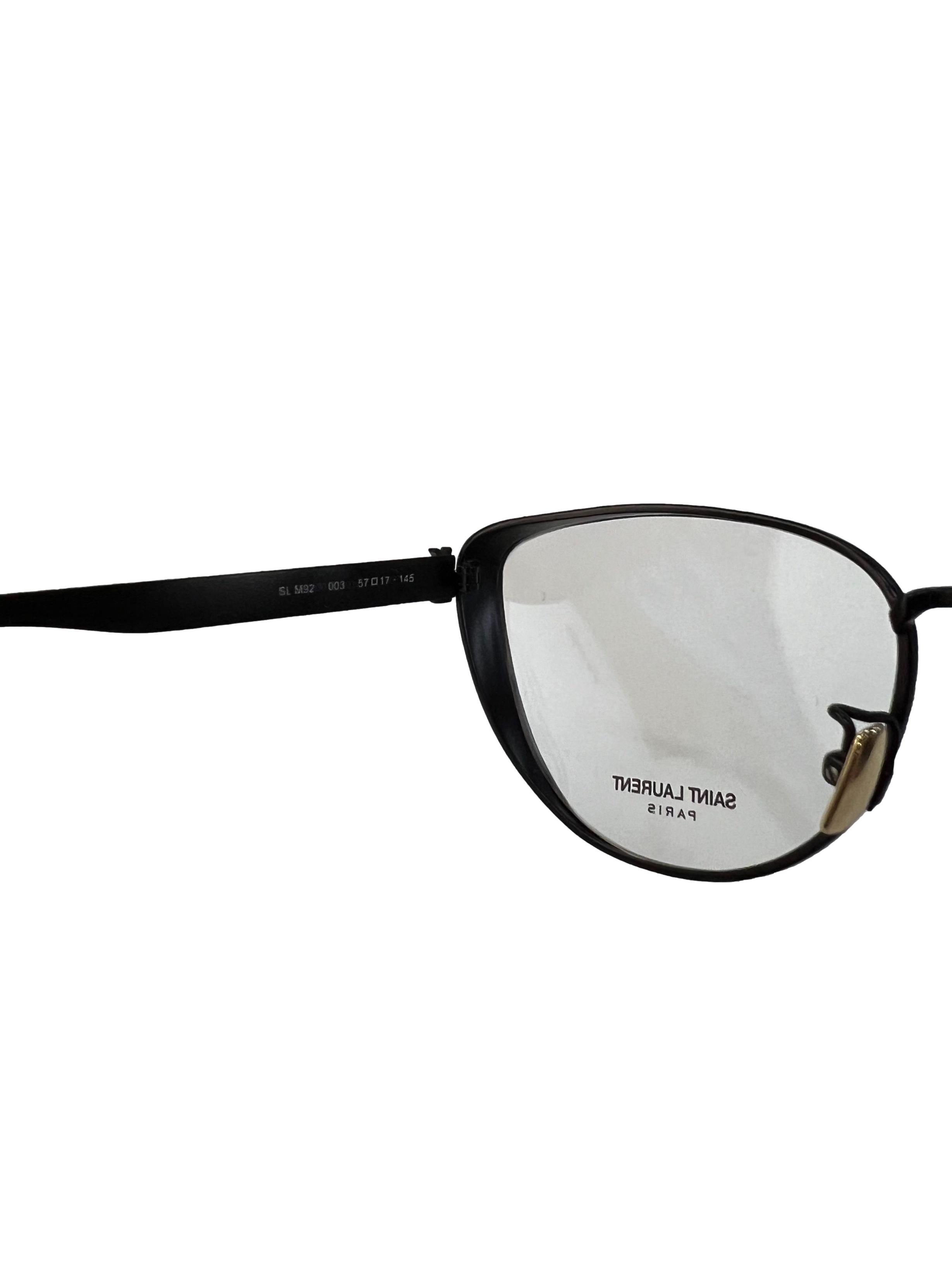 Black Soft Cat Eye Glasses Sl M92 (003)